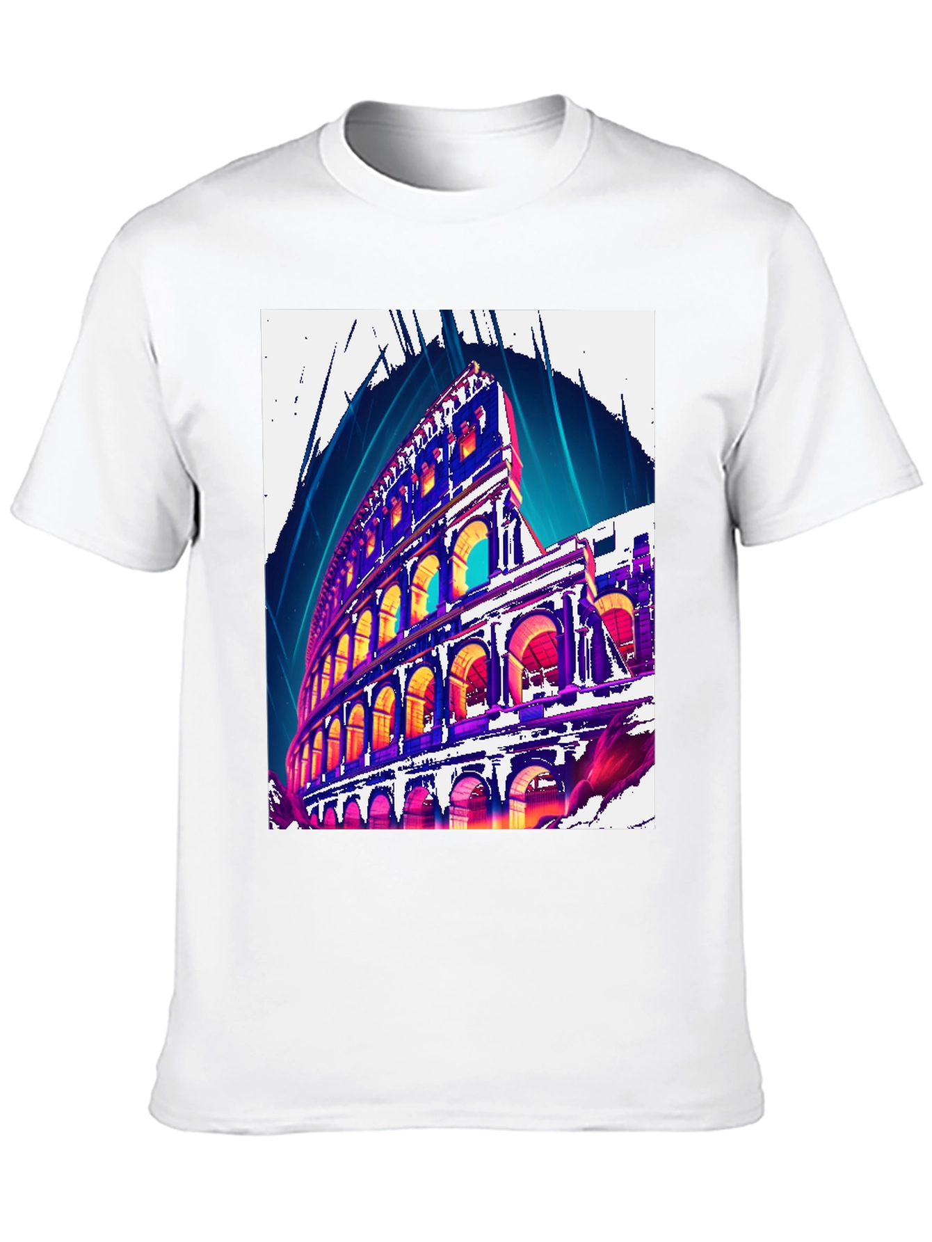 Colosseum Graphic Tee - Rome Landmark T-Shirt