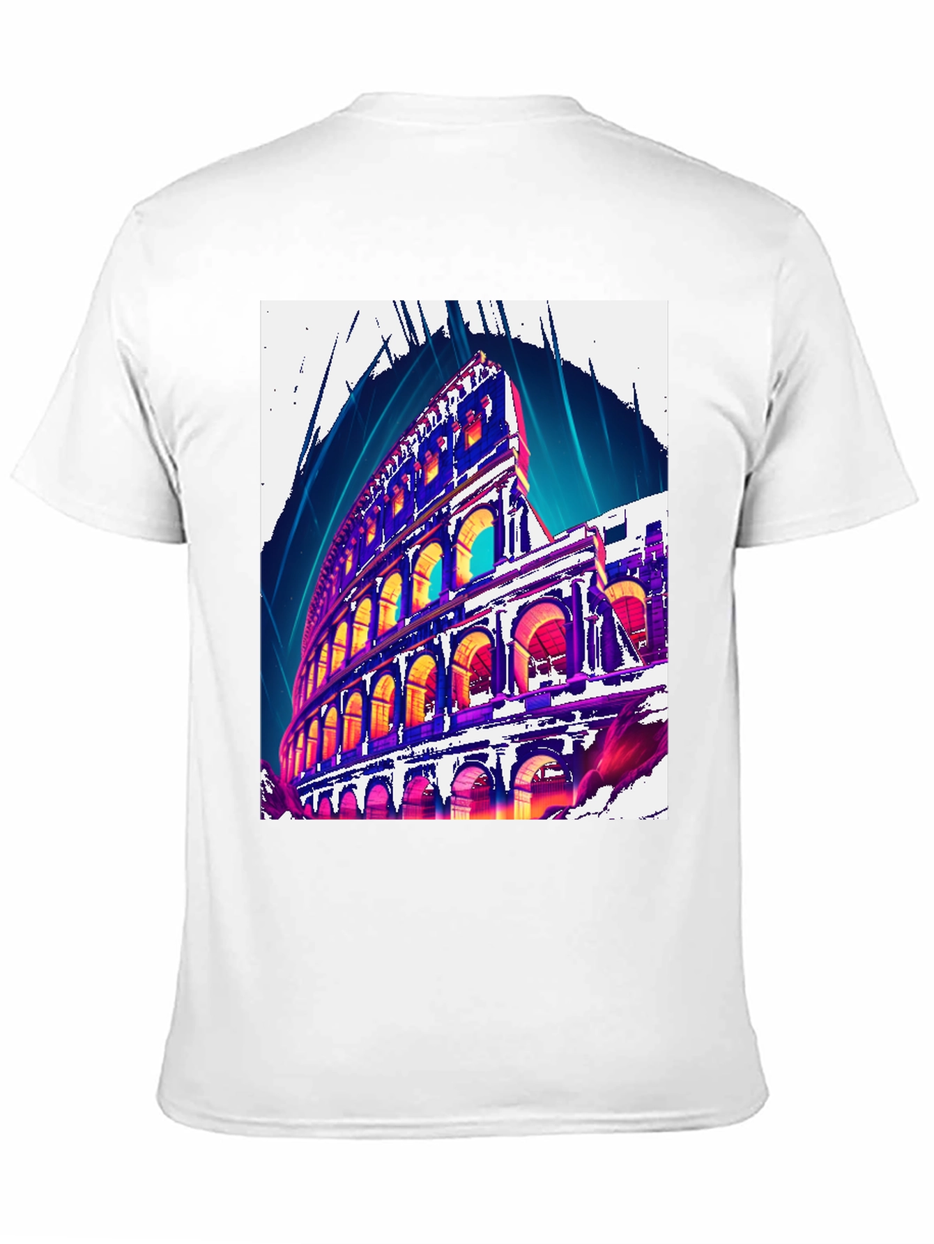 Colosseum Graphic Tee - Rome Landmark T-Shirt
