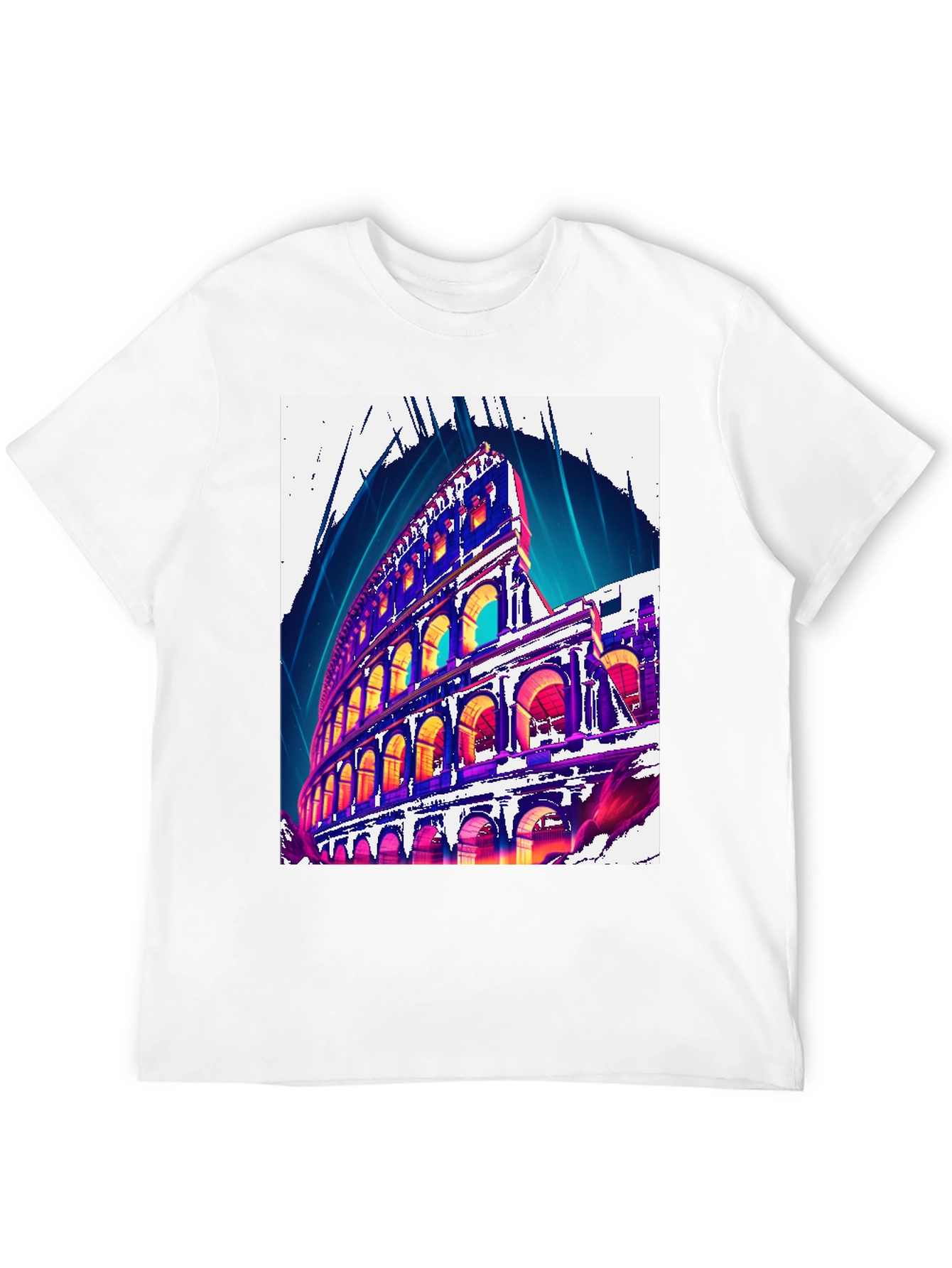 Colosseum Graphic Tee - Rome Landmark T-Shirt