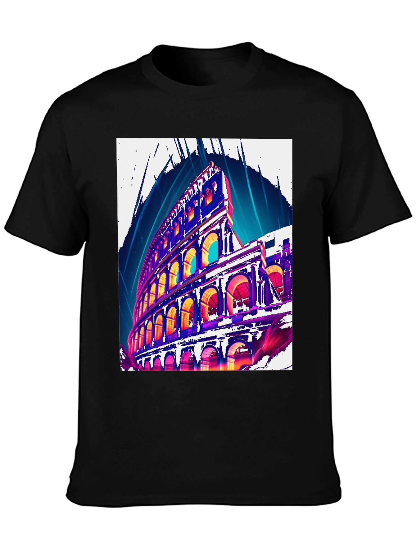 Colosseum Graphic Tee - Rome Landmark T-Shirt