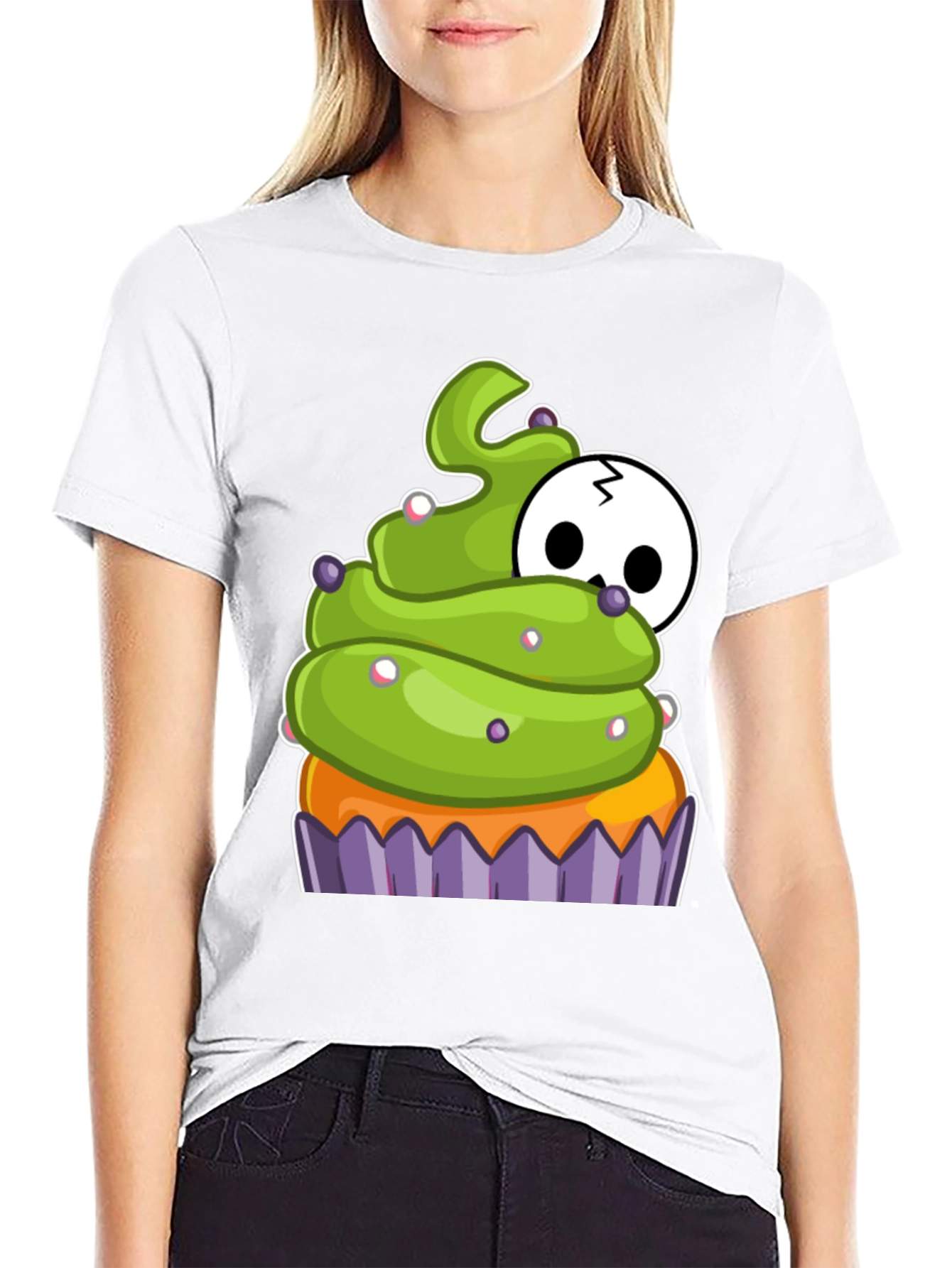 Halloween Cupcake T-Shirt - Spooky Treat