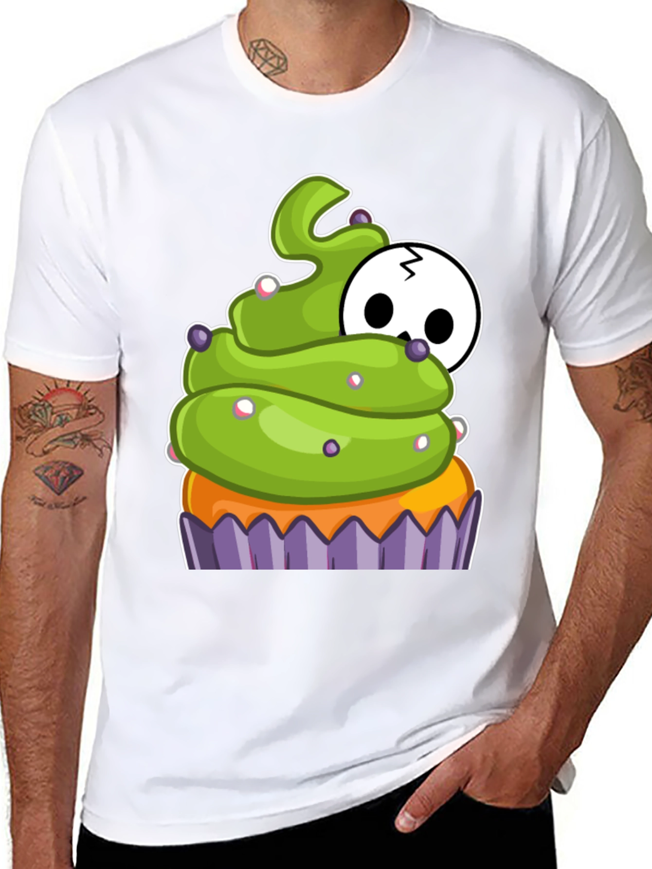 Halloween Cupcake T-Shirt - Spooky Treat