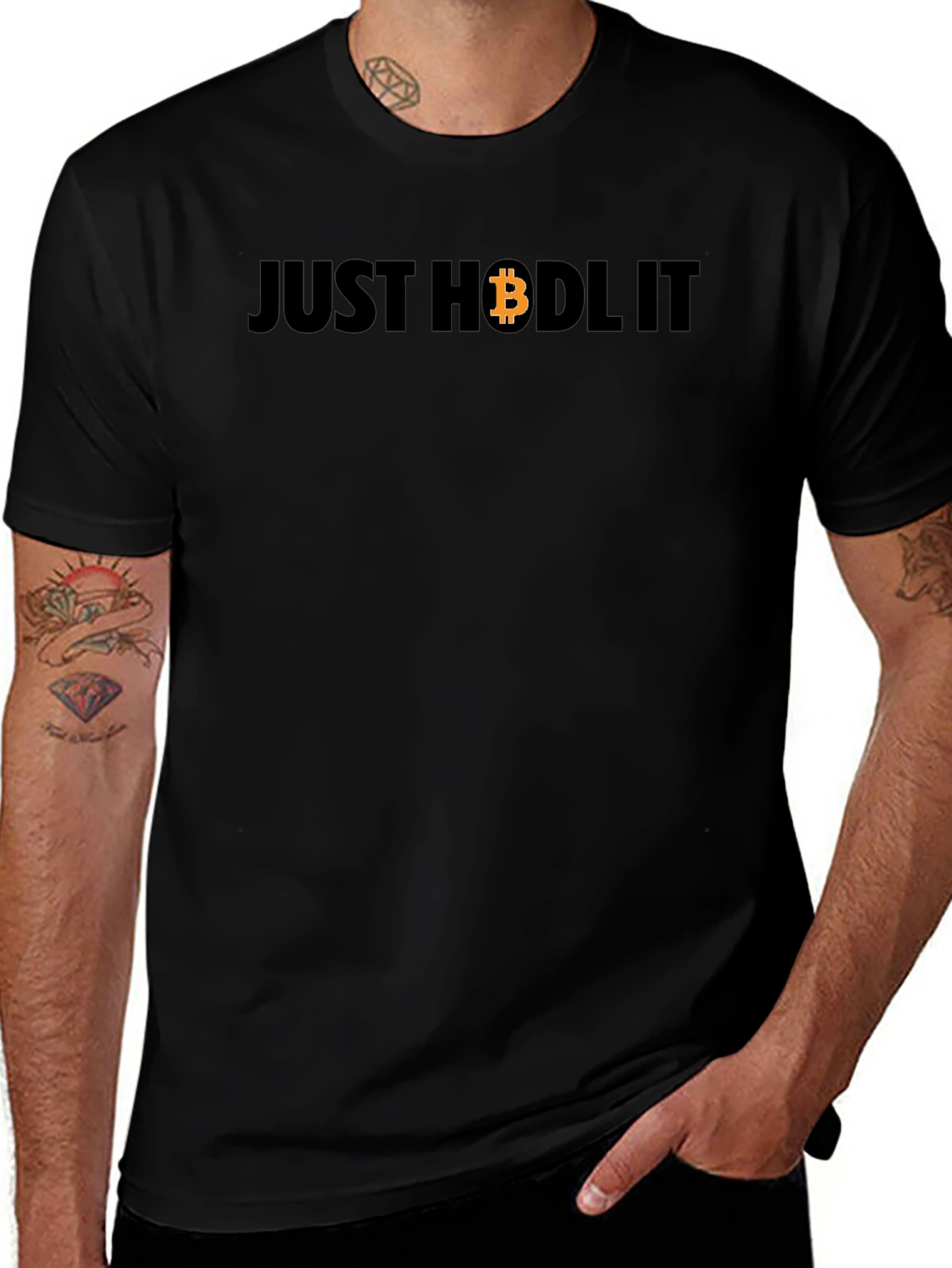 Just HODL It Bitcoin Crypto T-Shirt