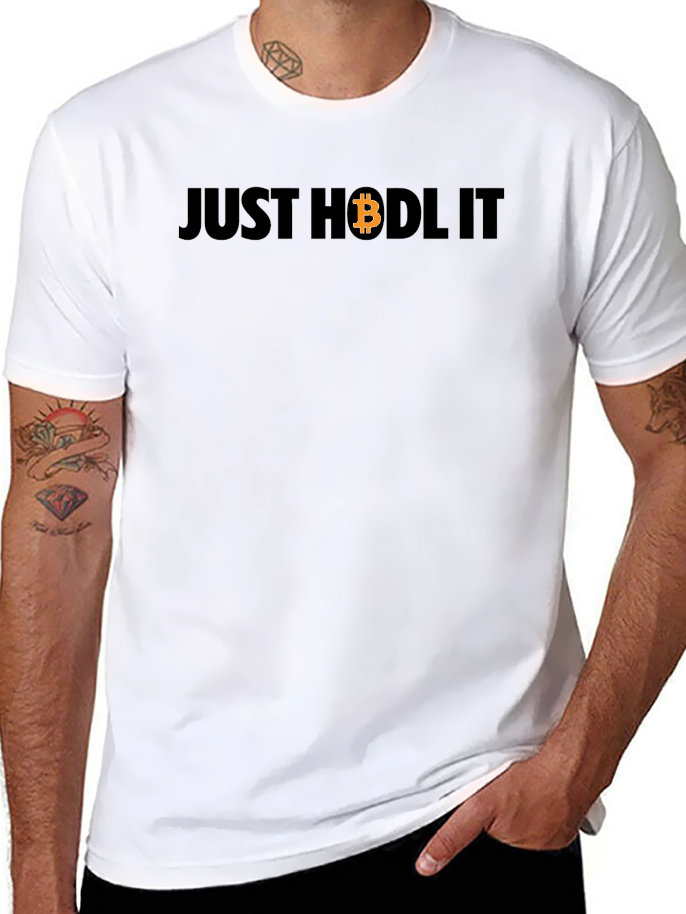Just HODL It Bitcoin Crypto T-Shirt