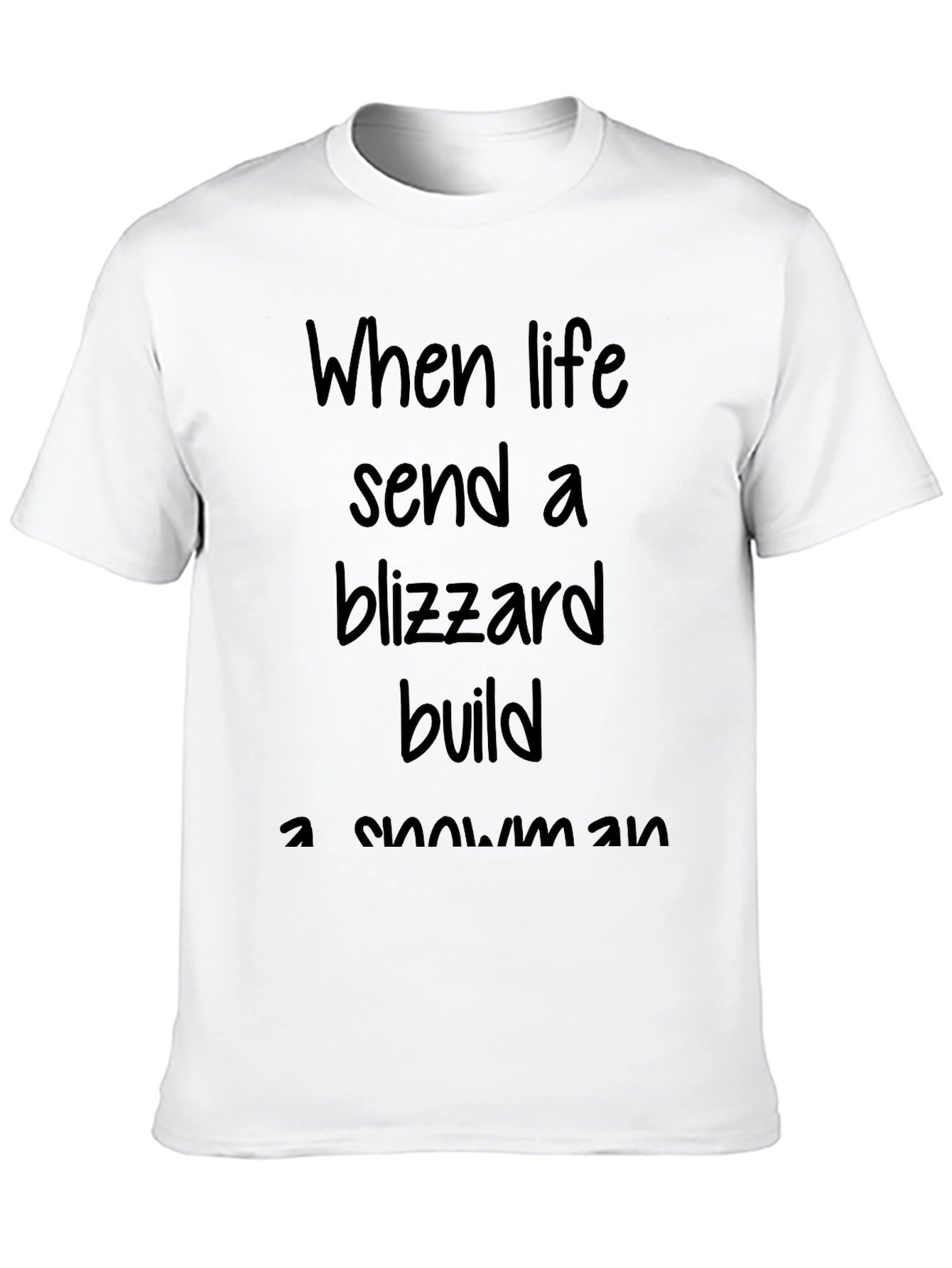 Blizzard Build A Snowman Tee