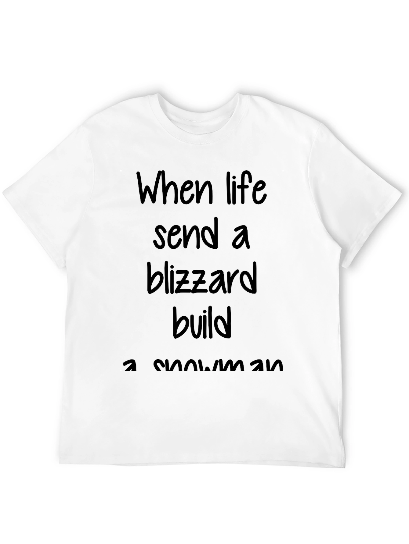 Blizzard Build A Snowman Tee