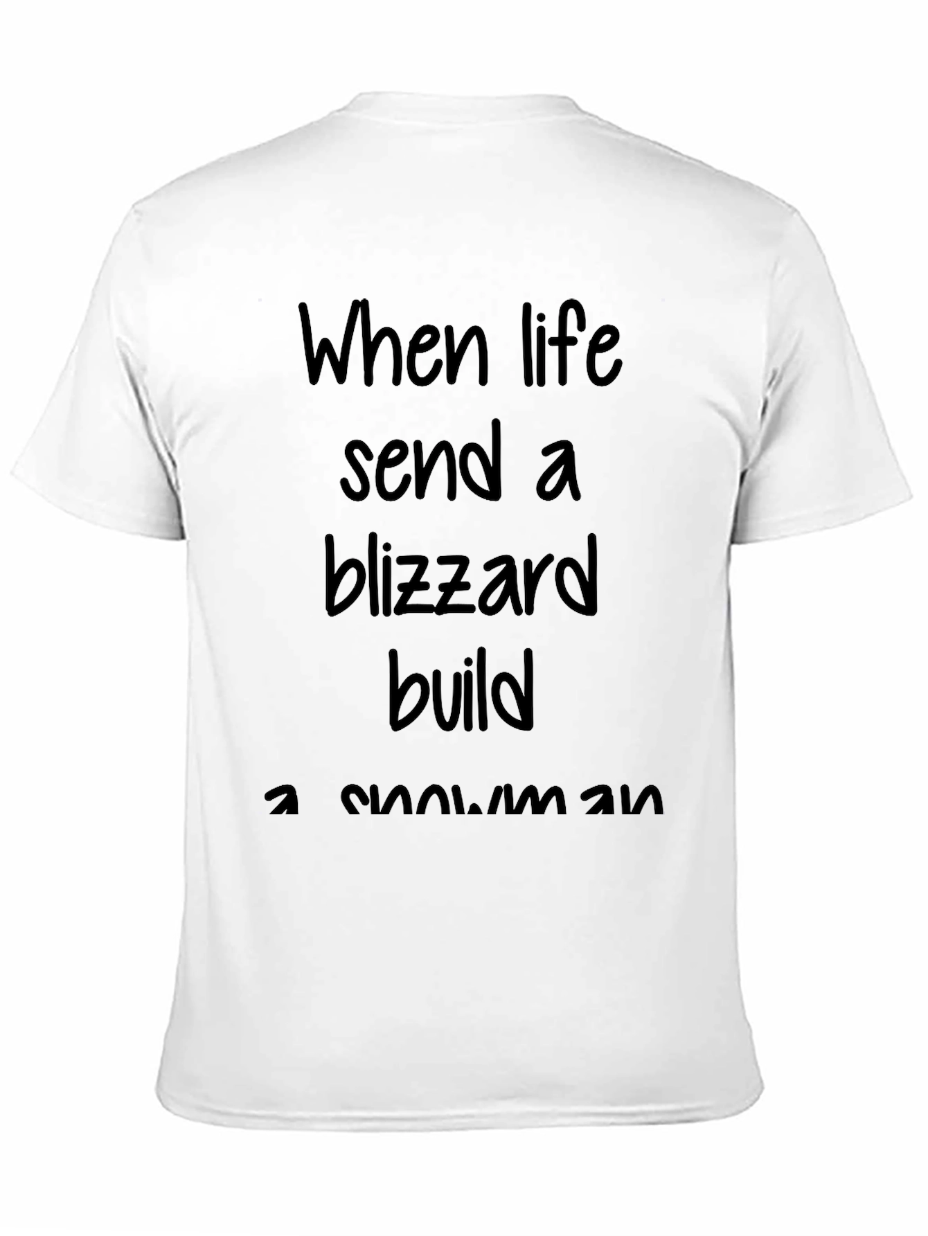 Blizzard Build A Snowman Tee