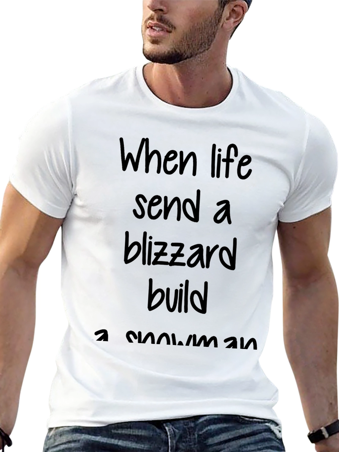 Blizzard Build A Snowman Tee
