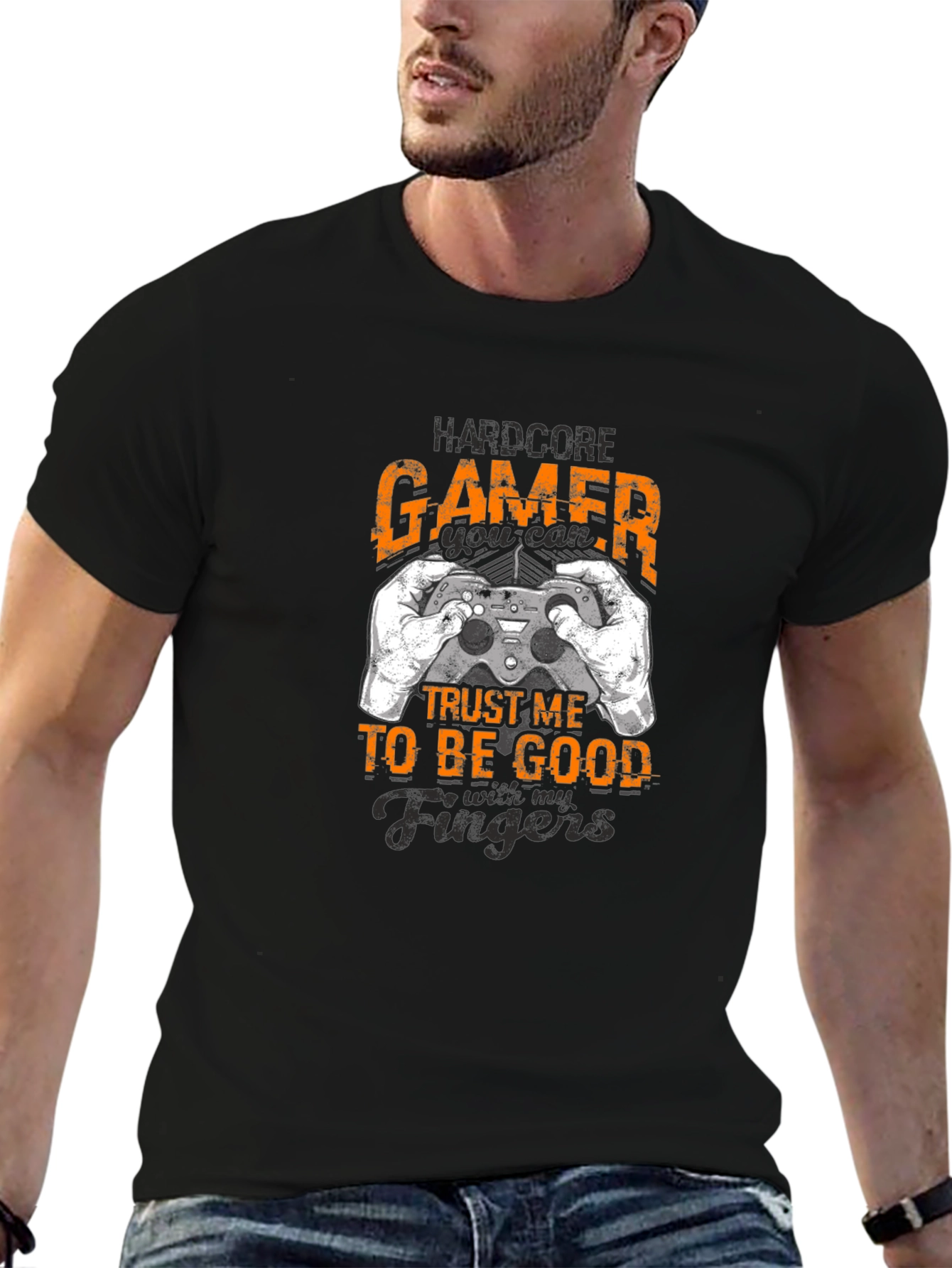 Hardcore Gamer T-Shirt Funny Gaming Tee