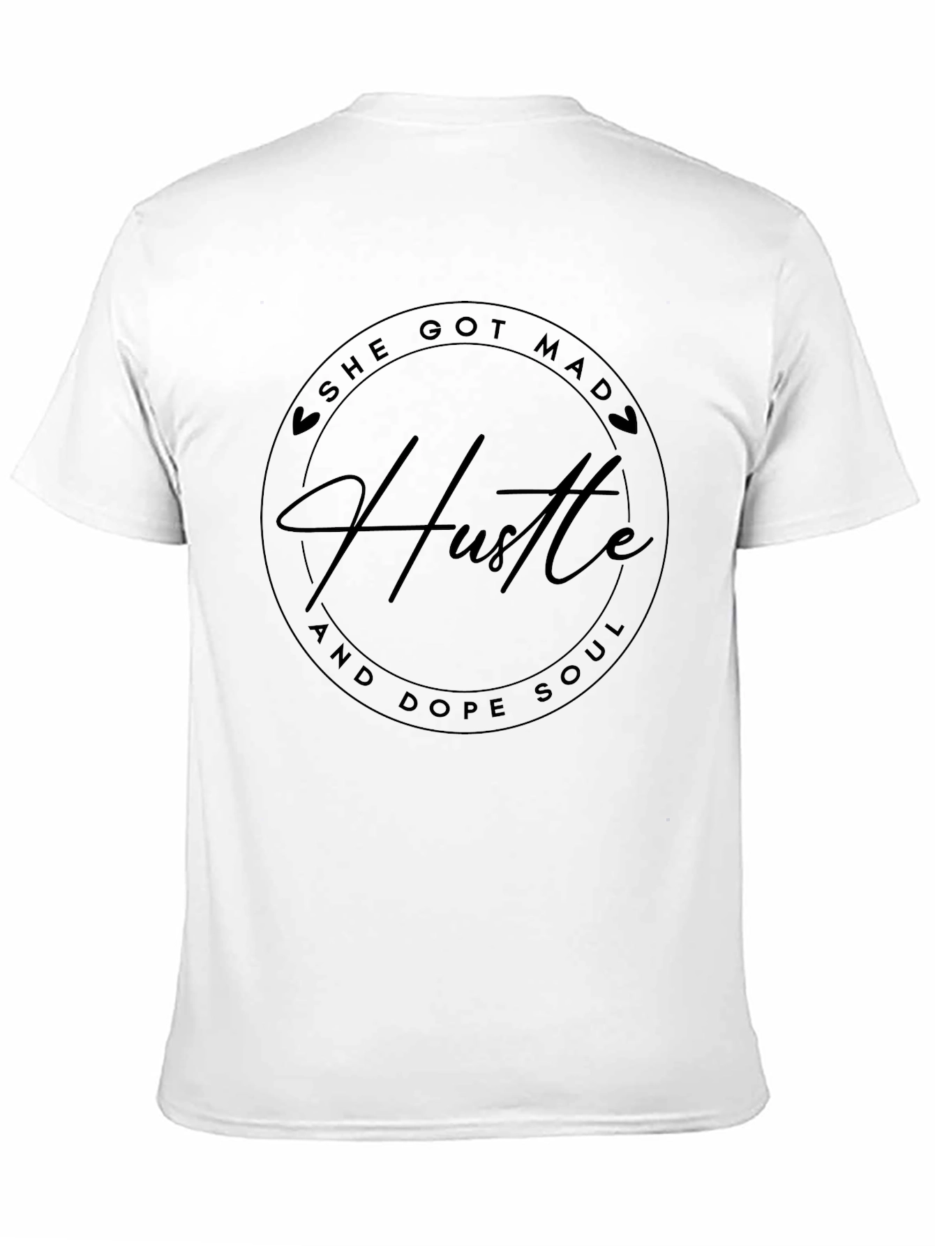 She Got Mad Hustle T-Shirt Black Graphic Tee