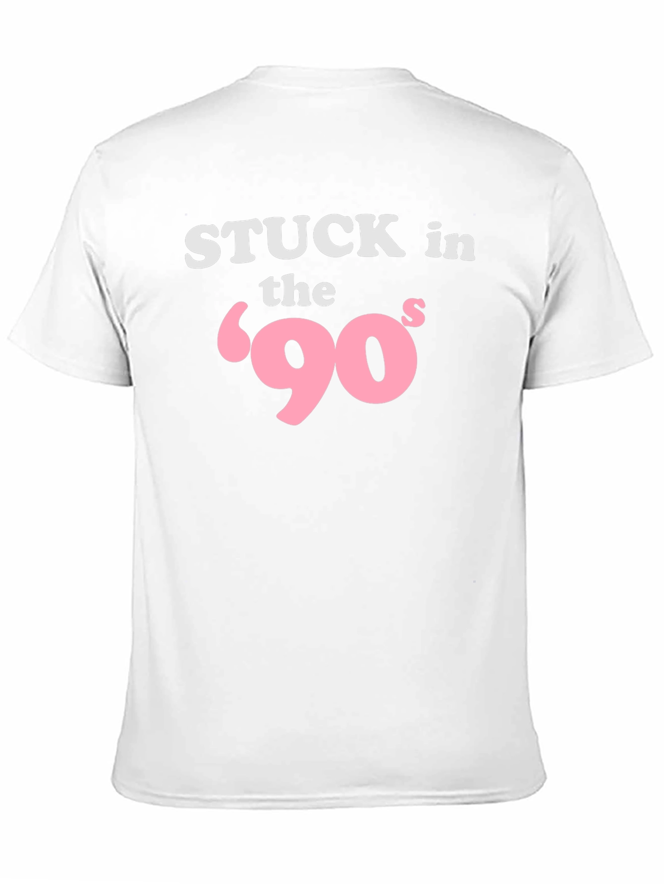 Stuck in the 90s Black T-Shirt - Retro Nostalgia