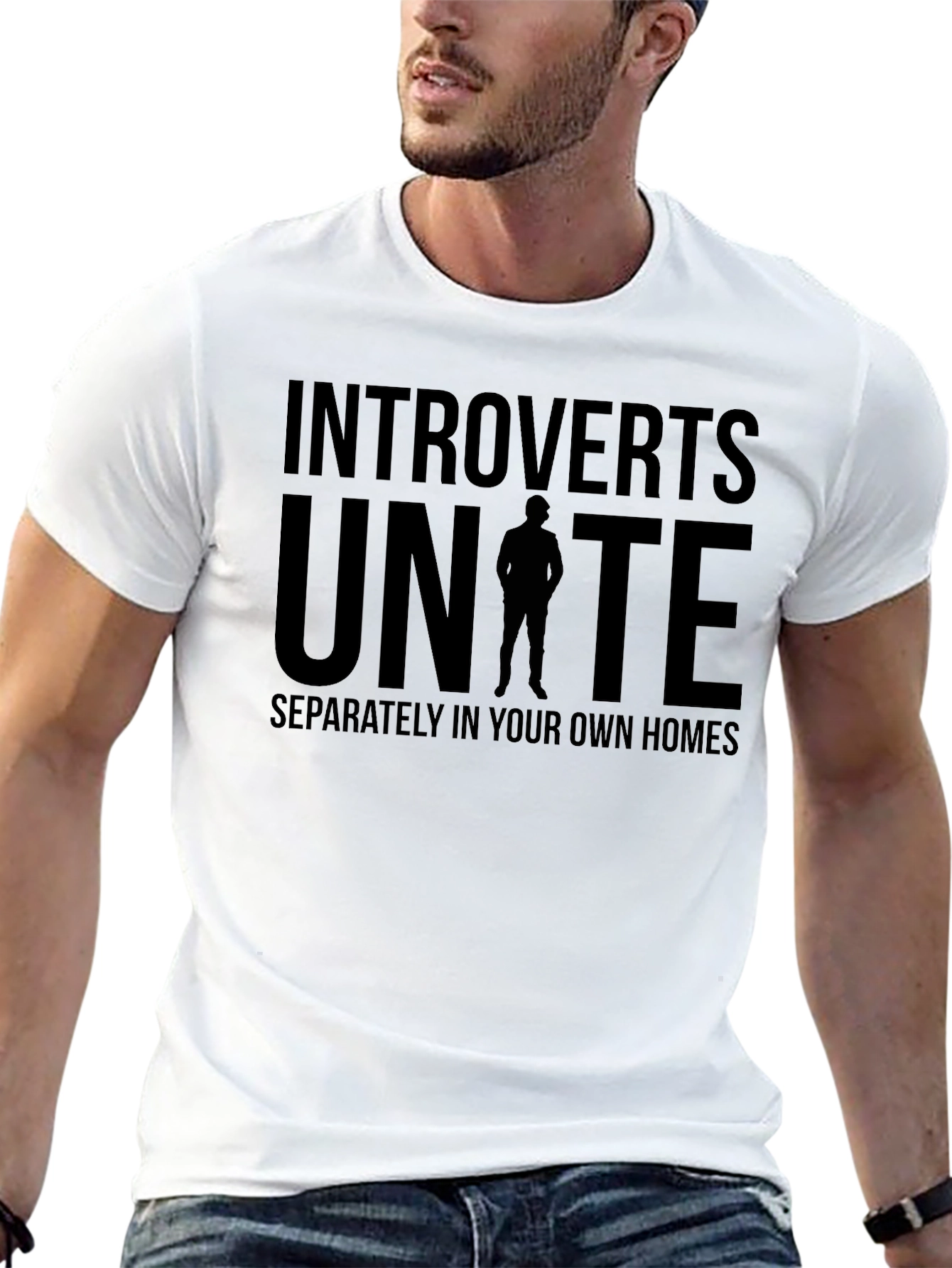Introverts Unite T-Shirt: Separately At Home!