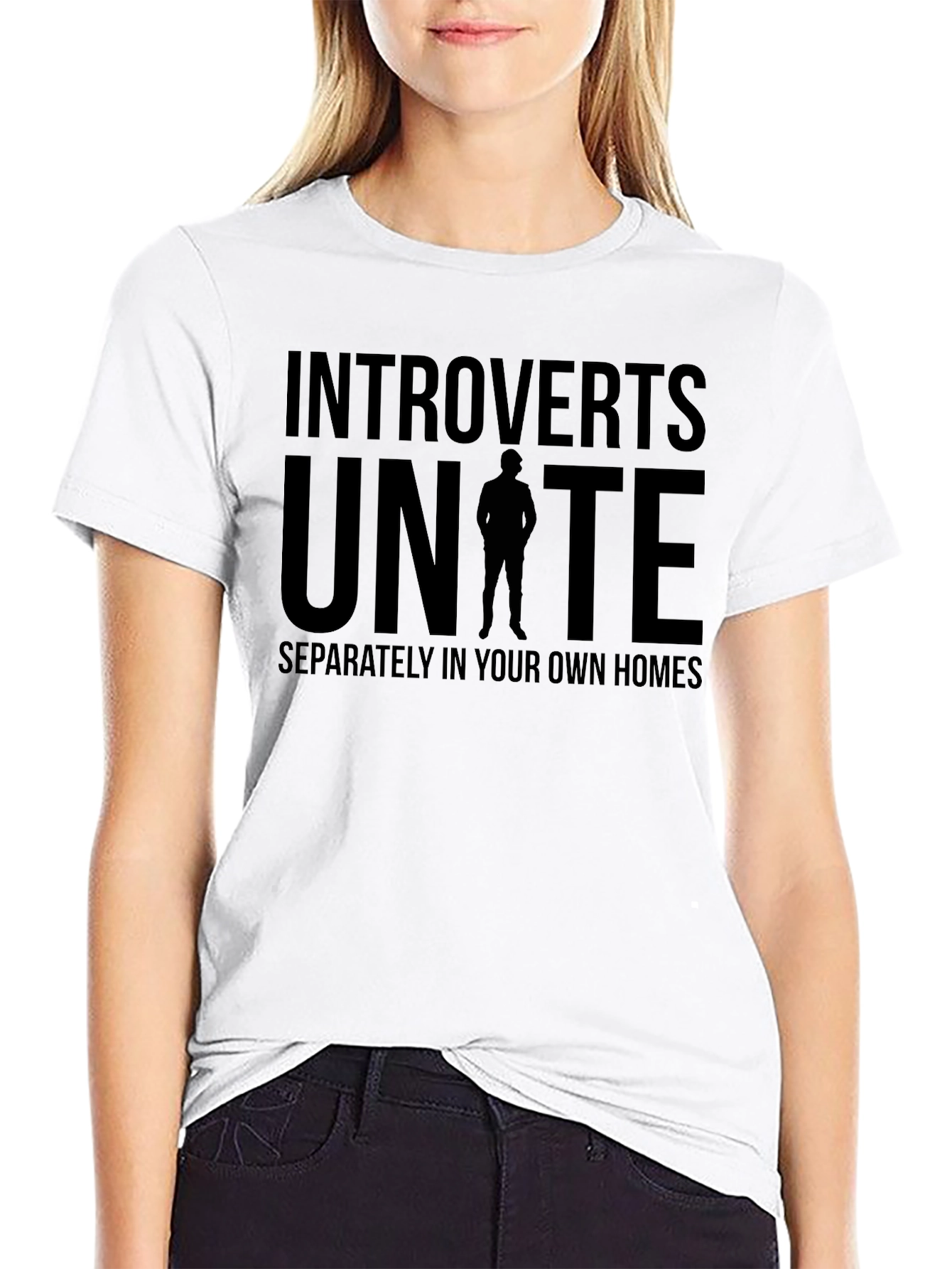 Introverts Unite T-Shirt: Separately At Home!