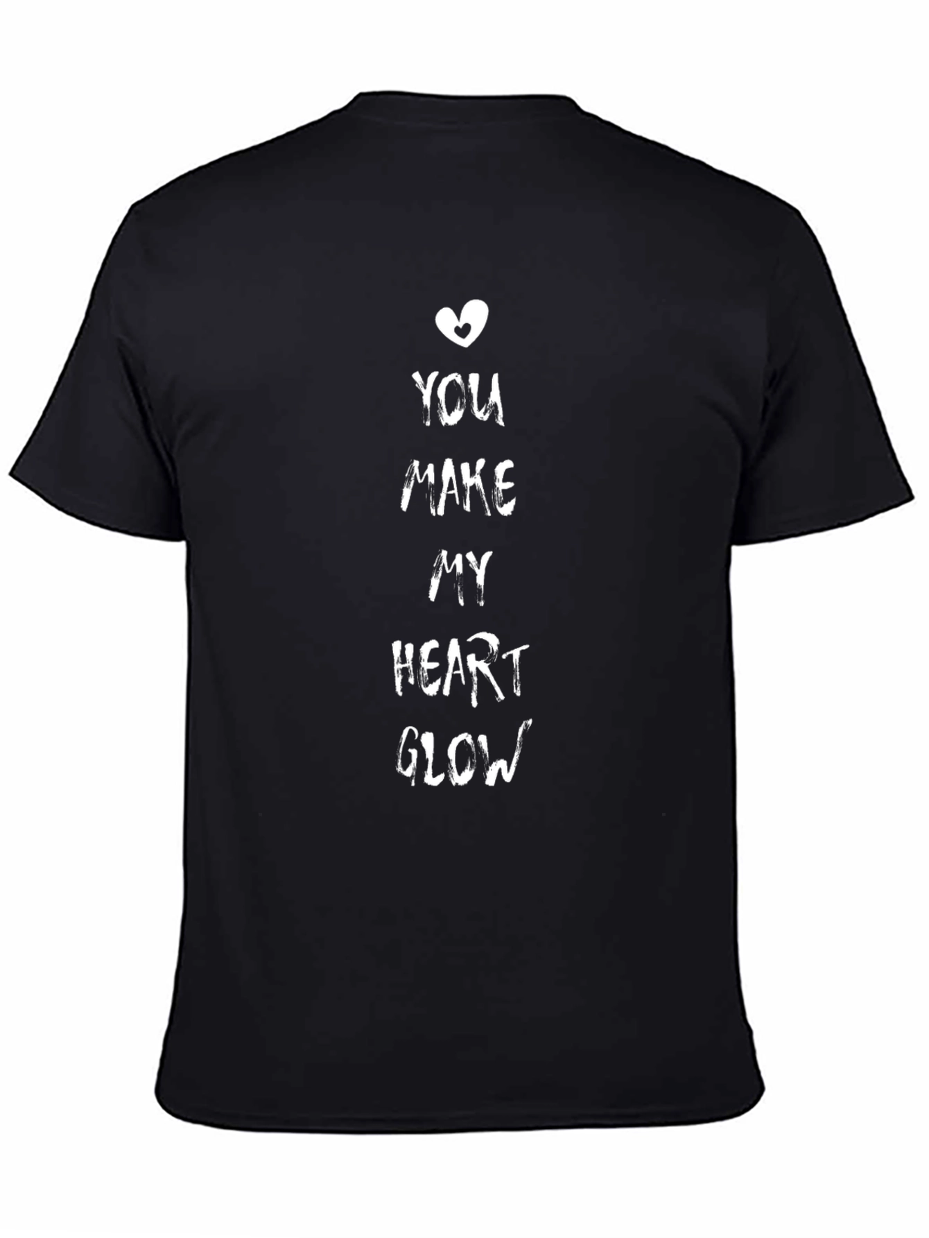 You Make My Heart Glow Black Tee