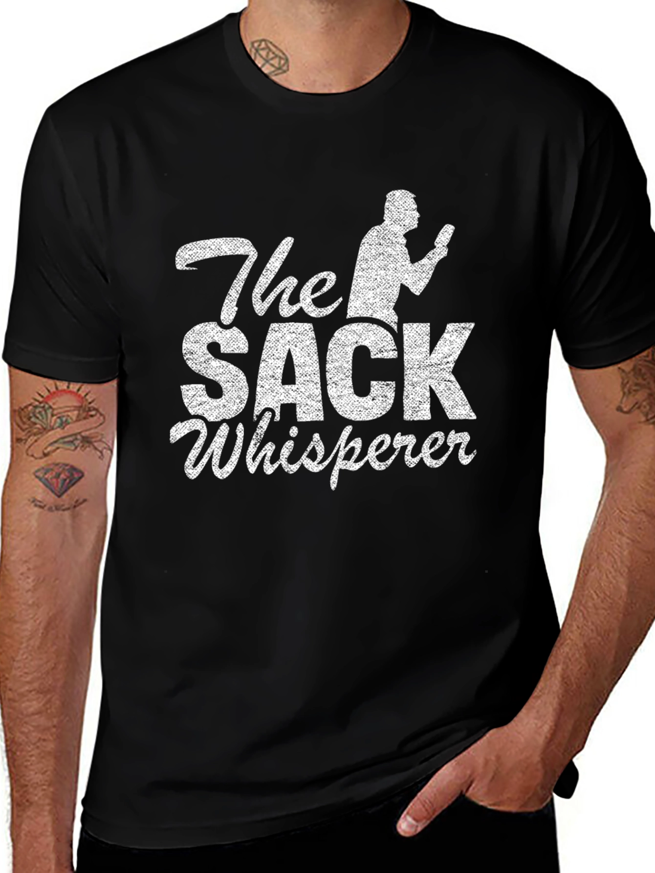 The Sack Whisperer Novelty Humor T-Shirt