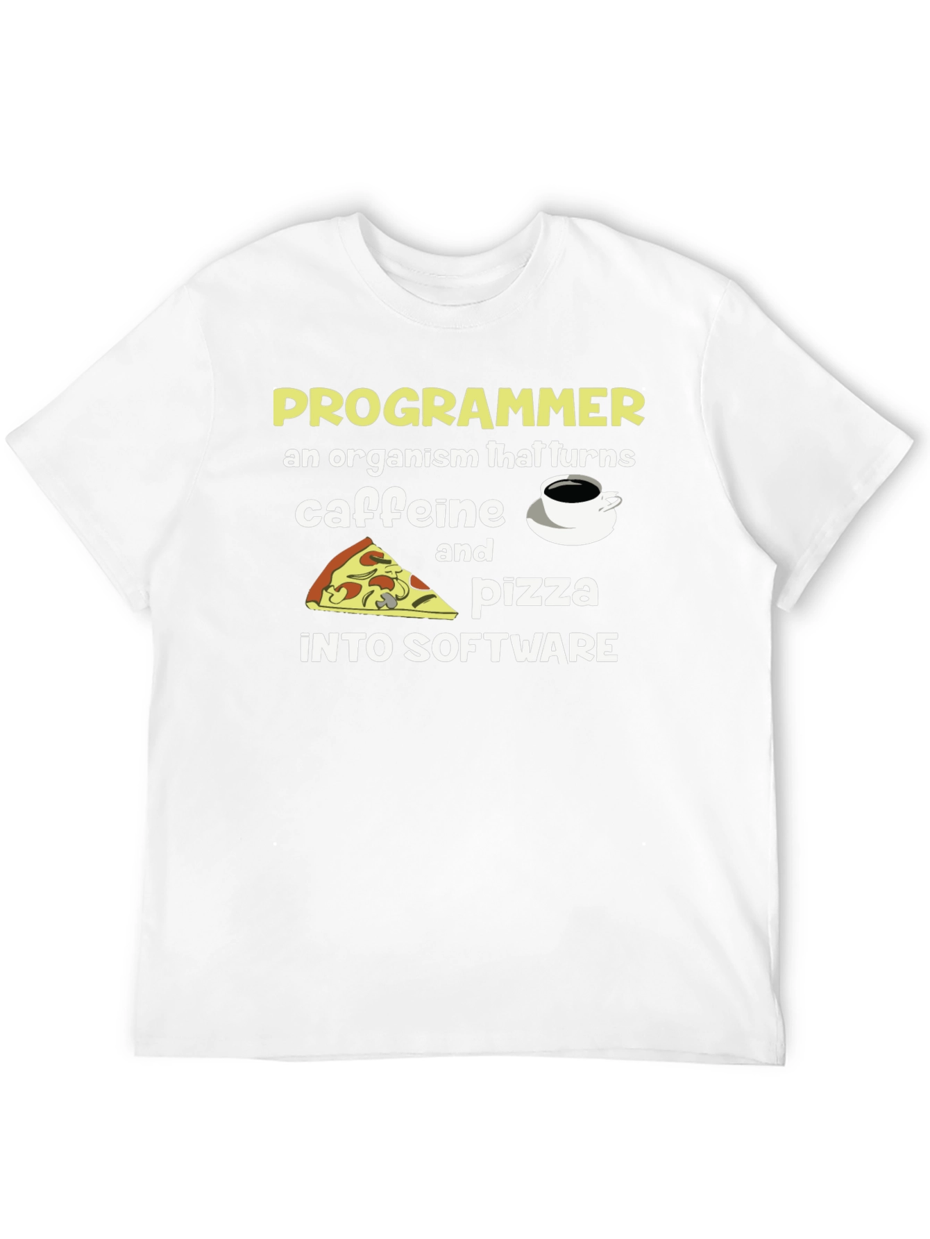 Programmer Caffeine & Pizza T-Shirt
