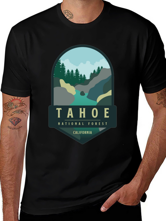 Tahoe National Forest Graphic Tee - California Souvenir