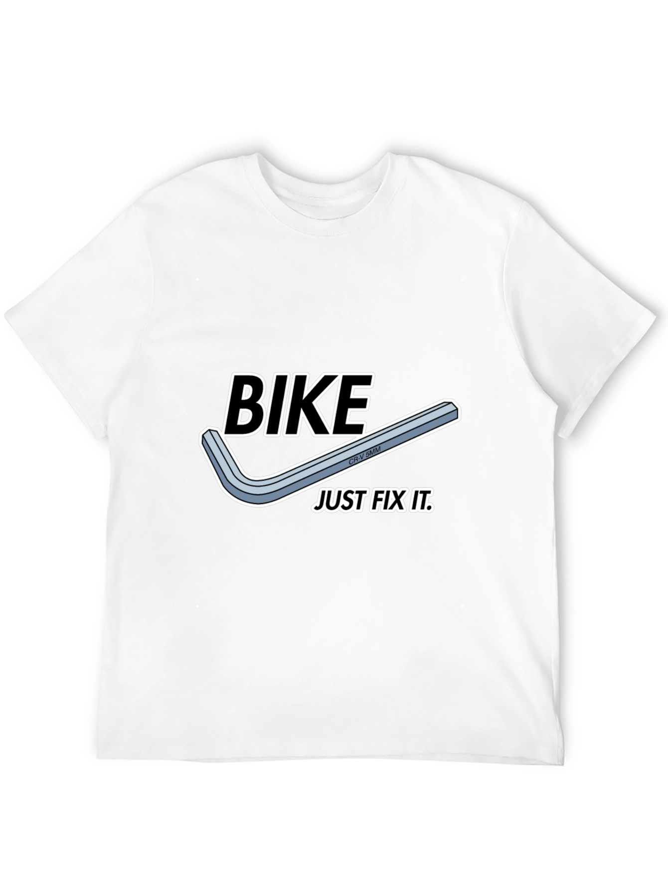 Bike Just Fix It T-Shirt - Black