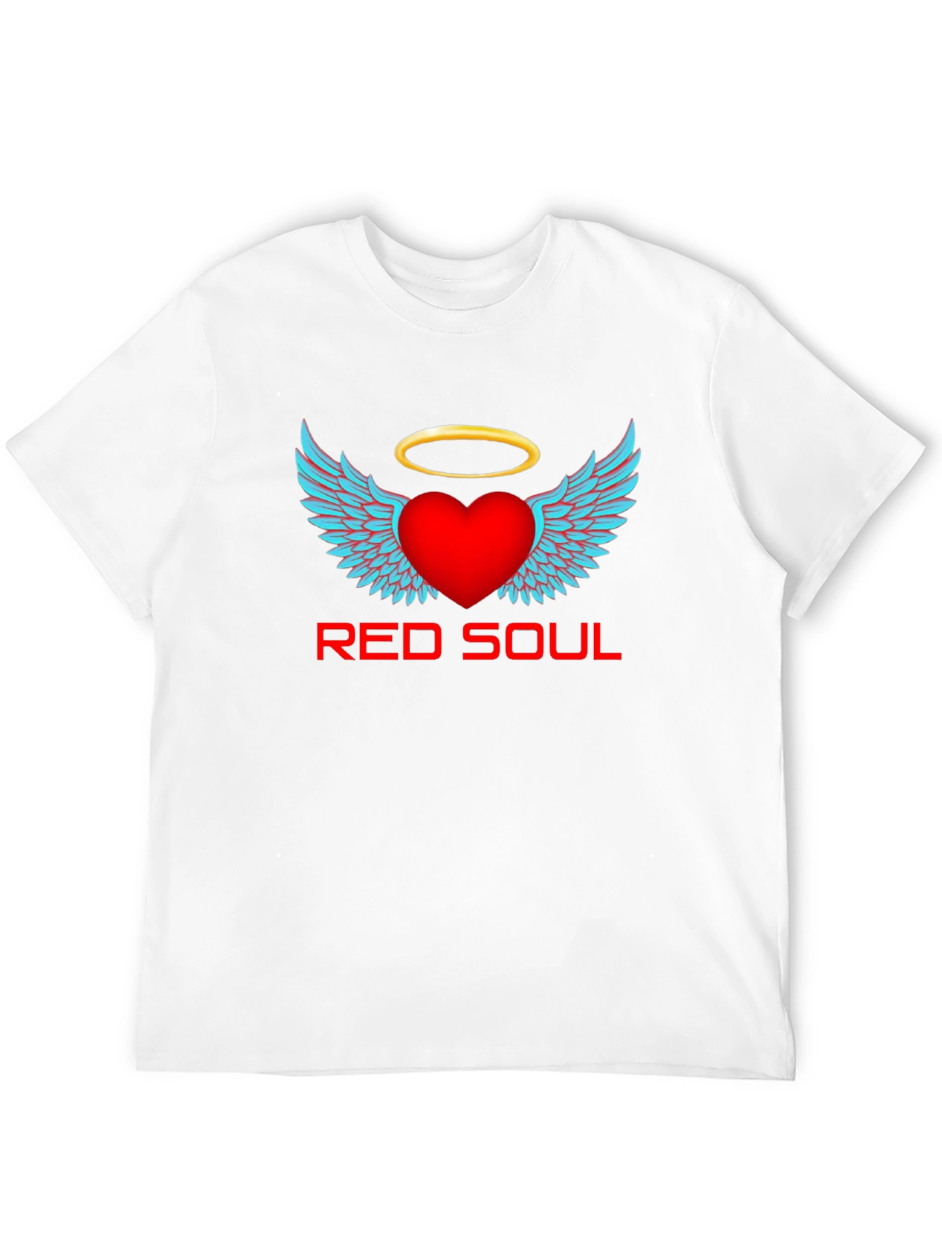 Red Soul Graphic T-Shirt - Angel Heart Design