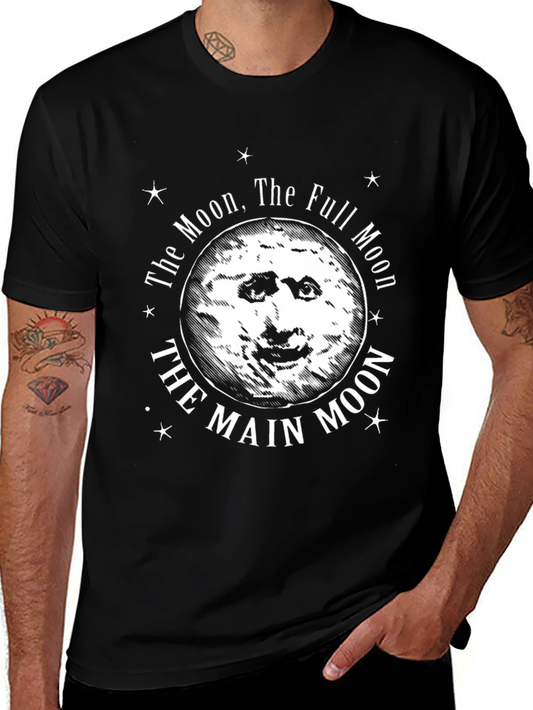 The Moon Graphic Print T-Shirt