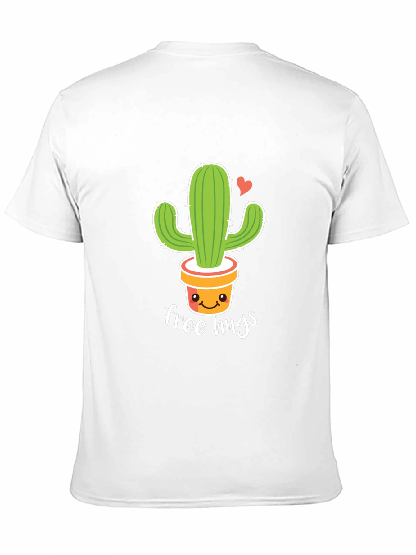 Cute Cactus Free Hugs Graphic T-Shirt