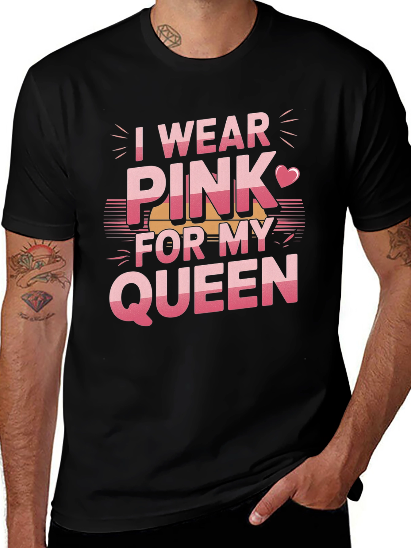 I Wear Pink For My Queen T-Shirt