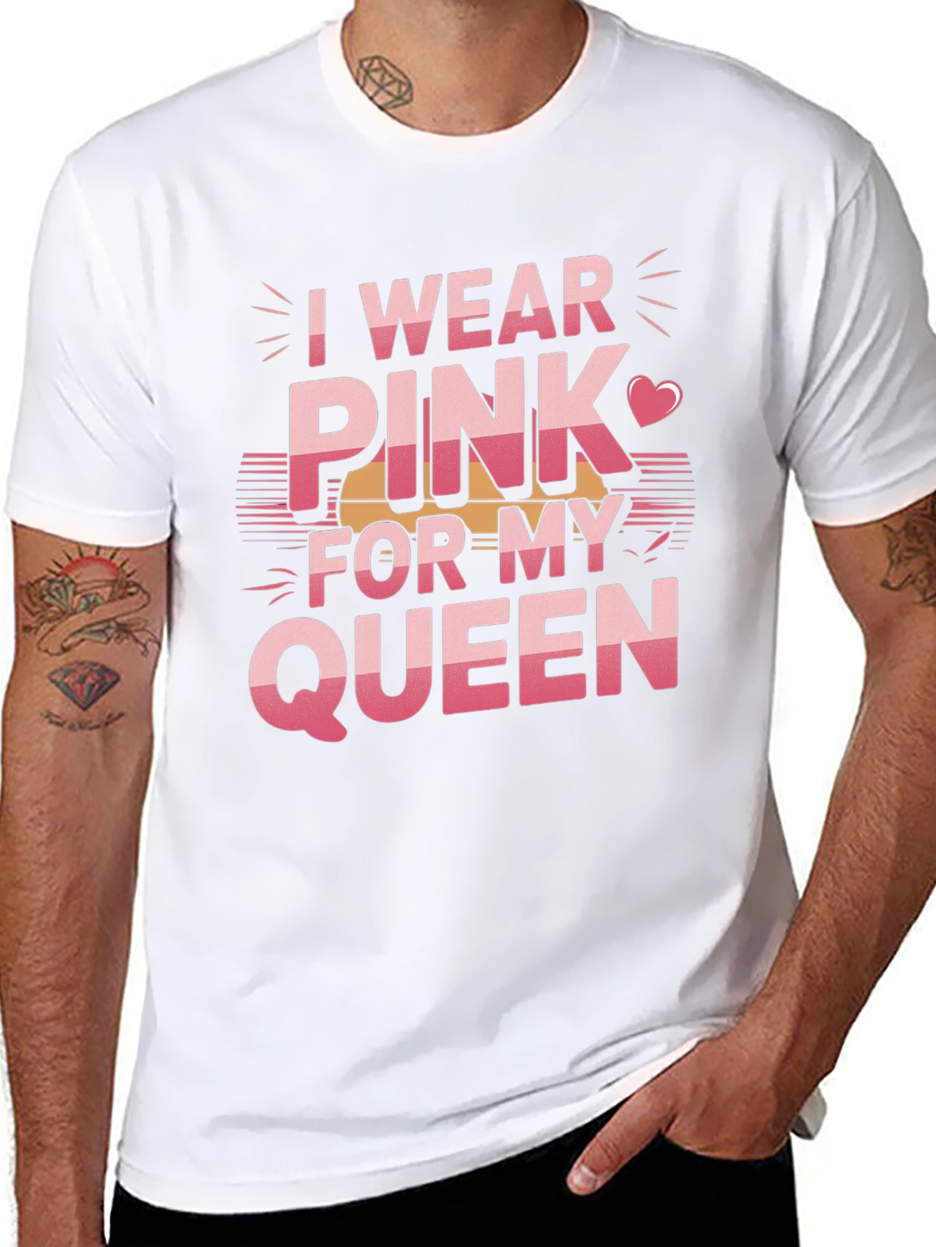 I Wear Pink For My Queen T-Shirt