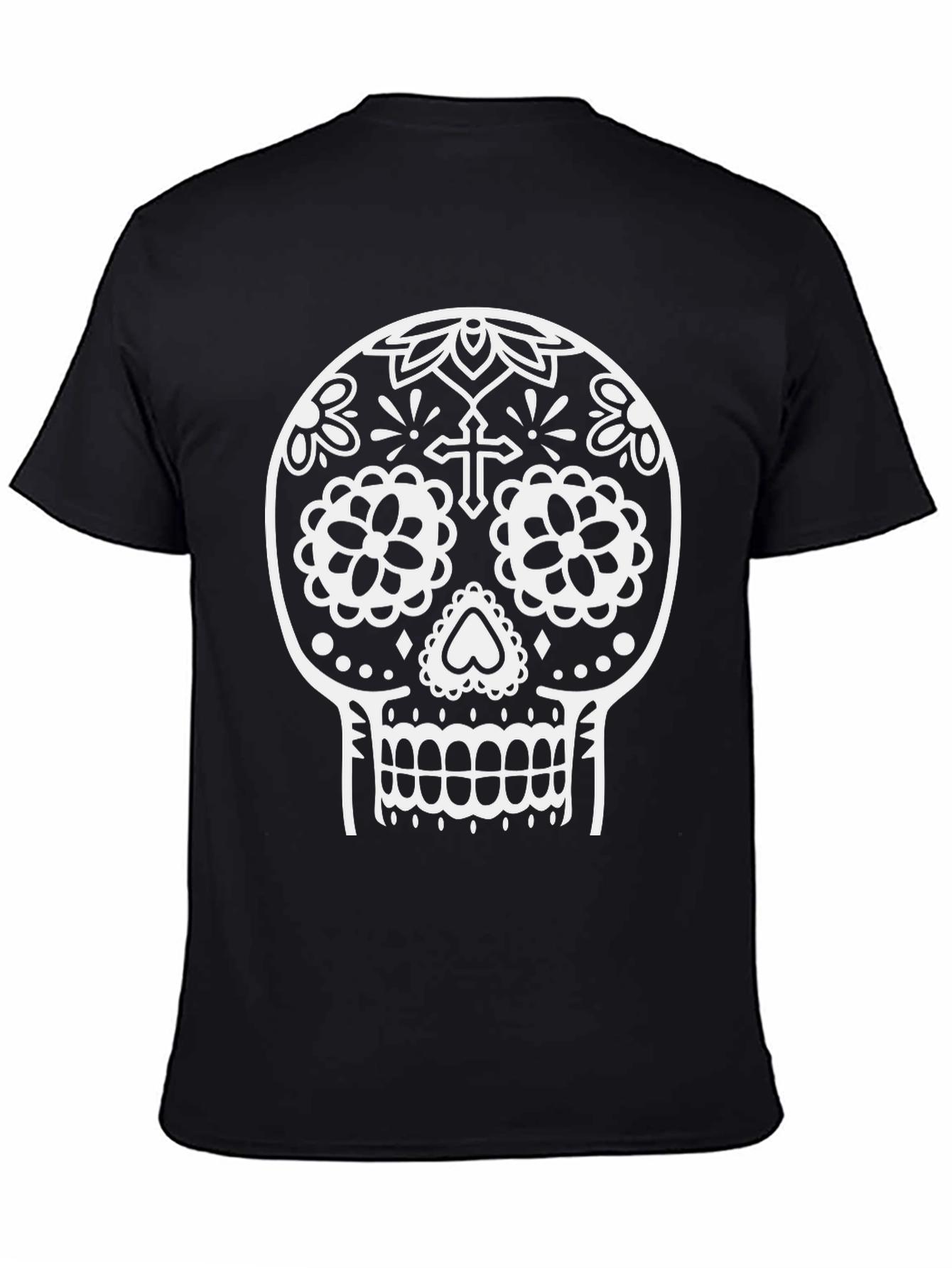 Day of the Dead Skull Graphic Tee