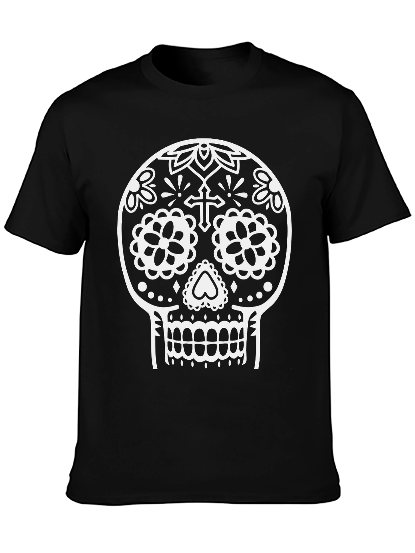 Day of the Dead Skull Graphic Tee