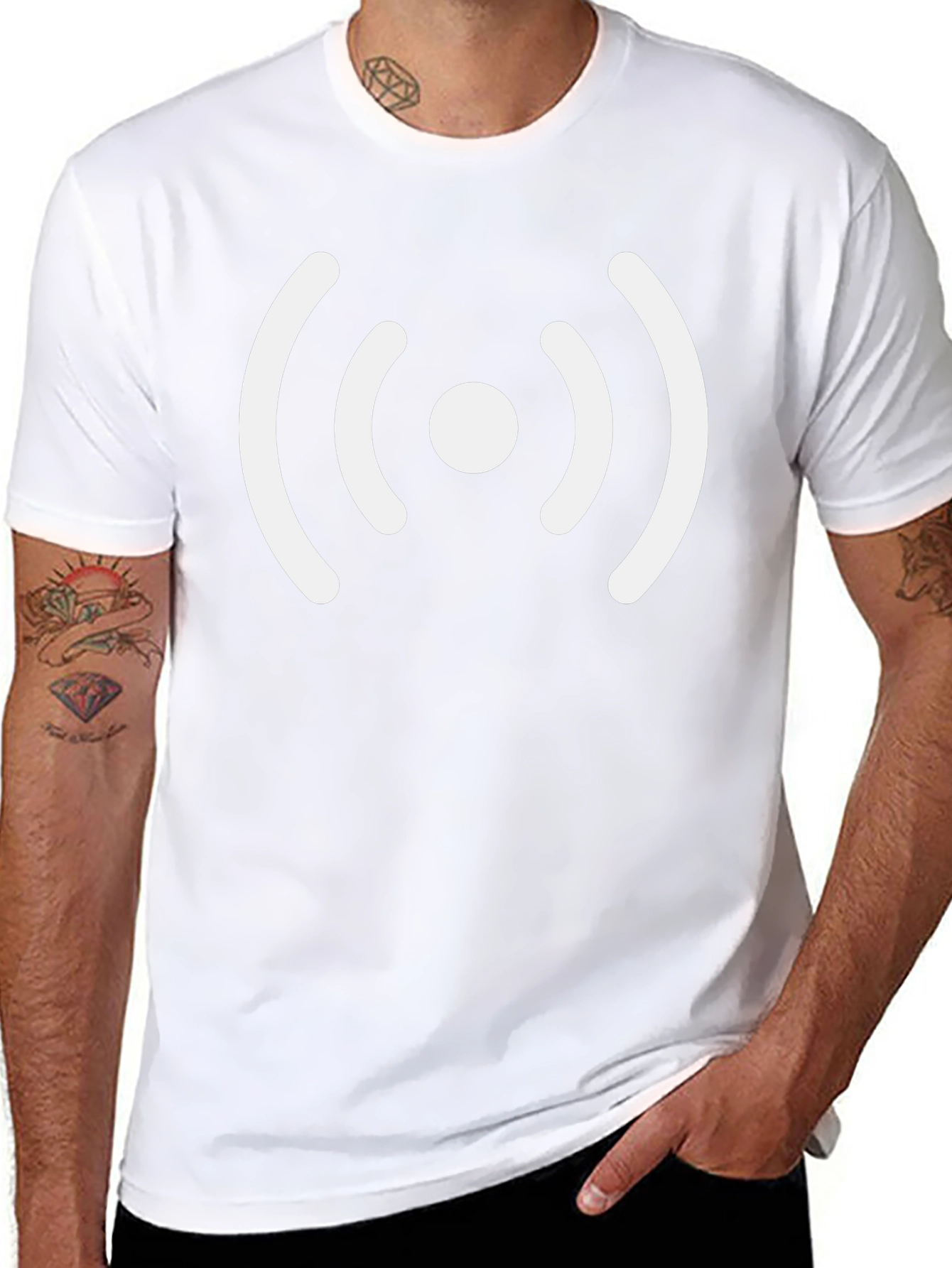Wireless Signal T-Shirt - Black