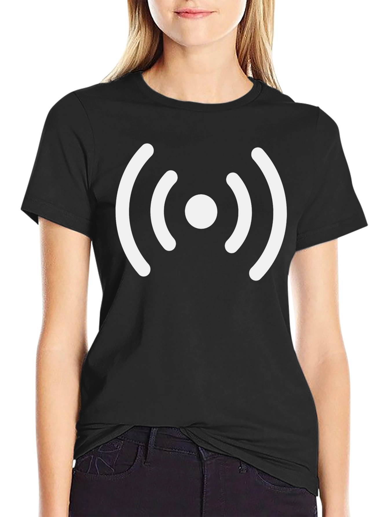 Wireless Signal T-Shirt - Black