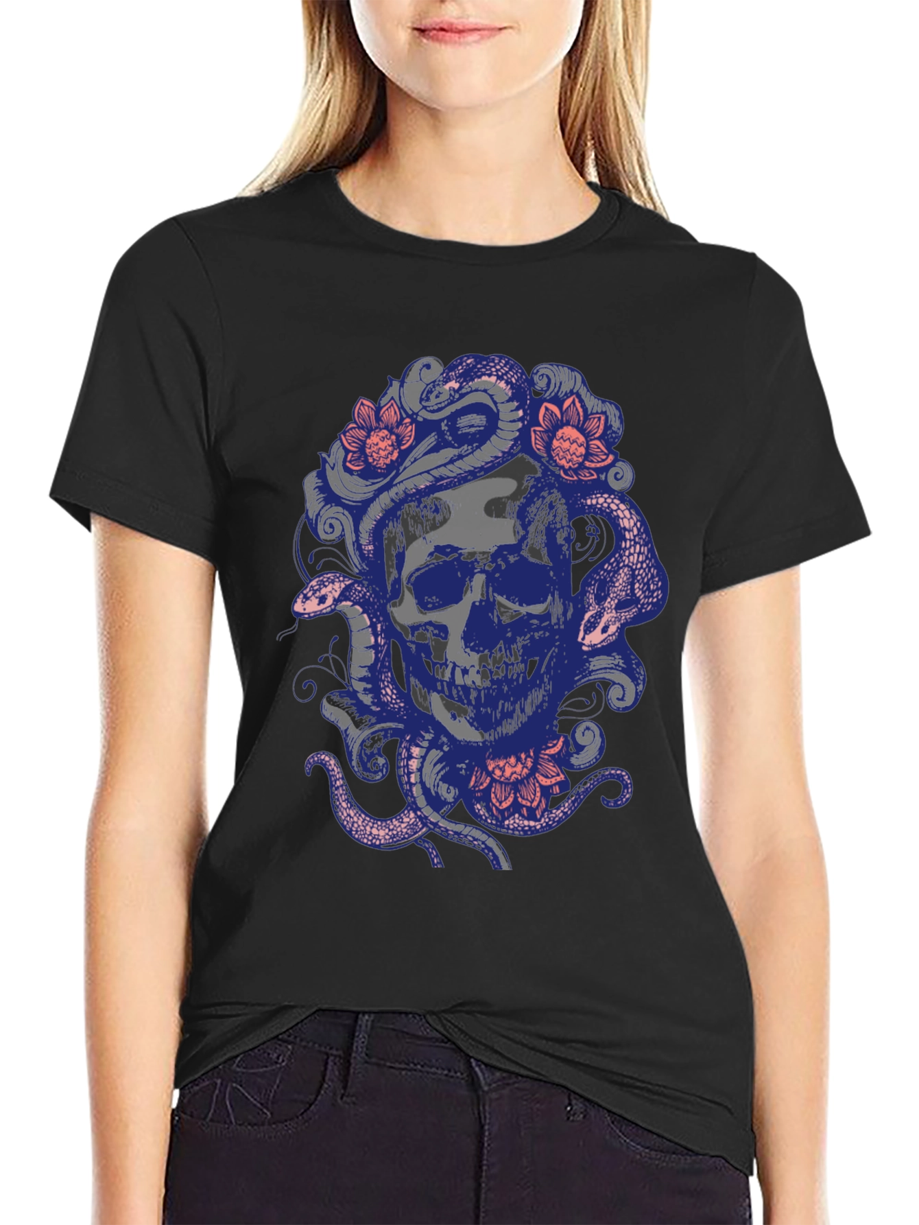 Skull & Snakes Graphic Tee