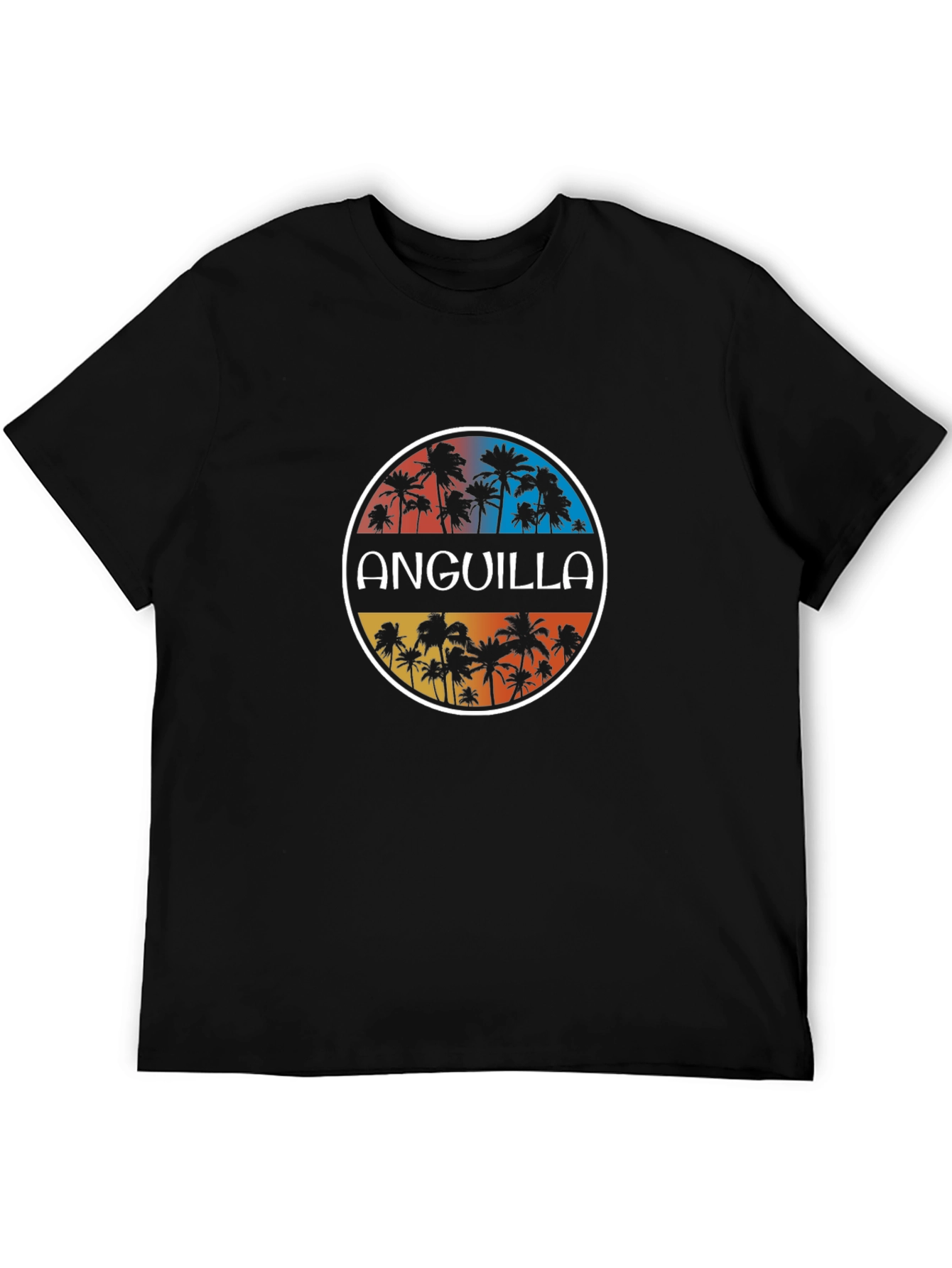 Anguilla Palm Tree Graphic Tee