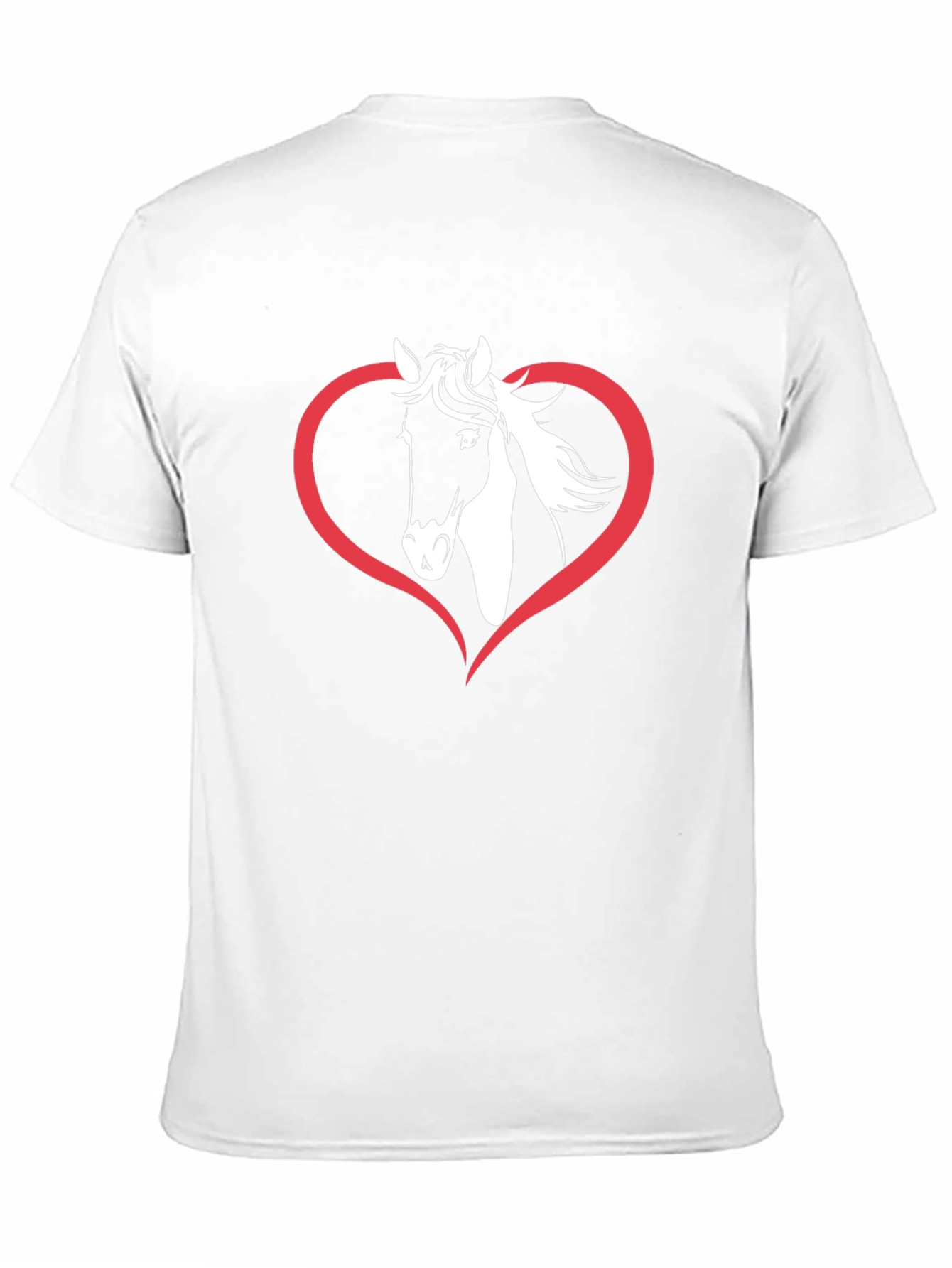 Horse Heart Graphic Tee - Black