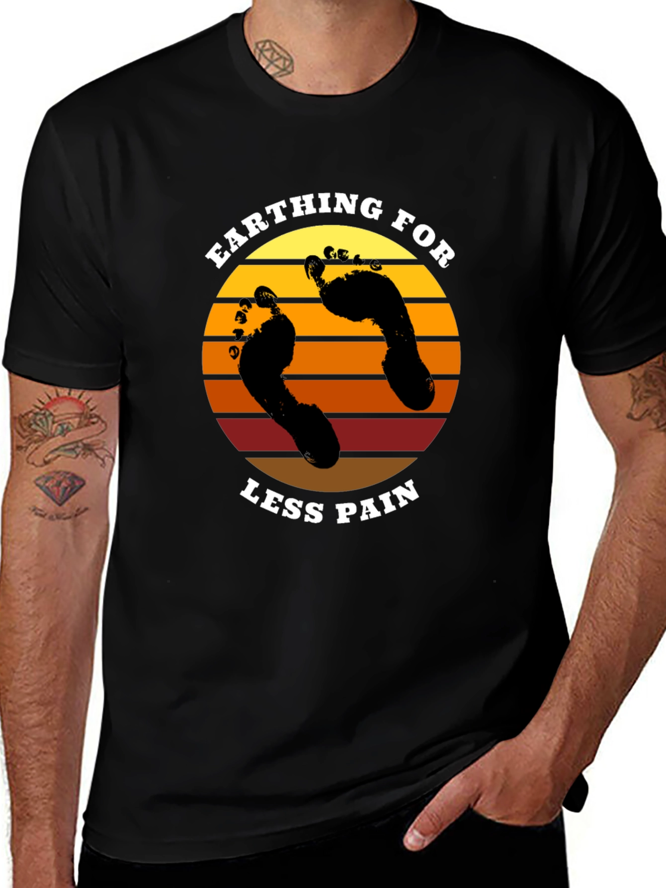 Earthing for Less Pain Graphic Tee