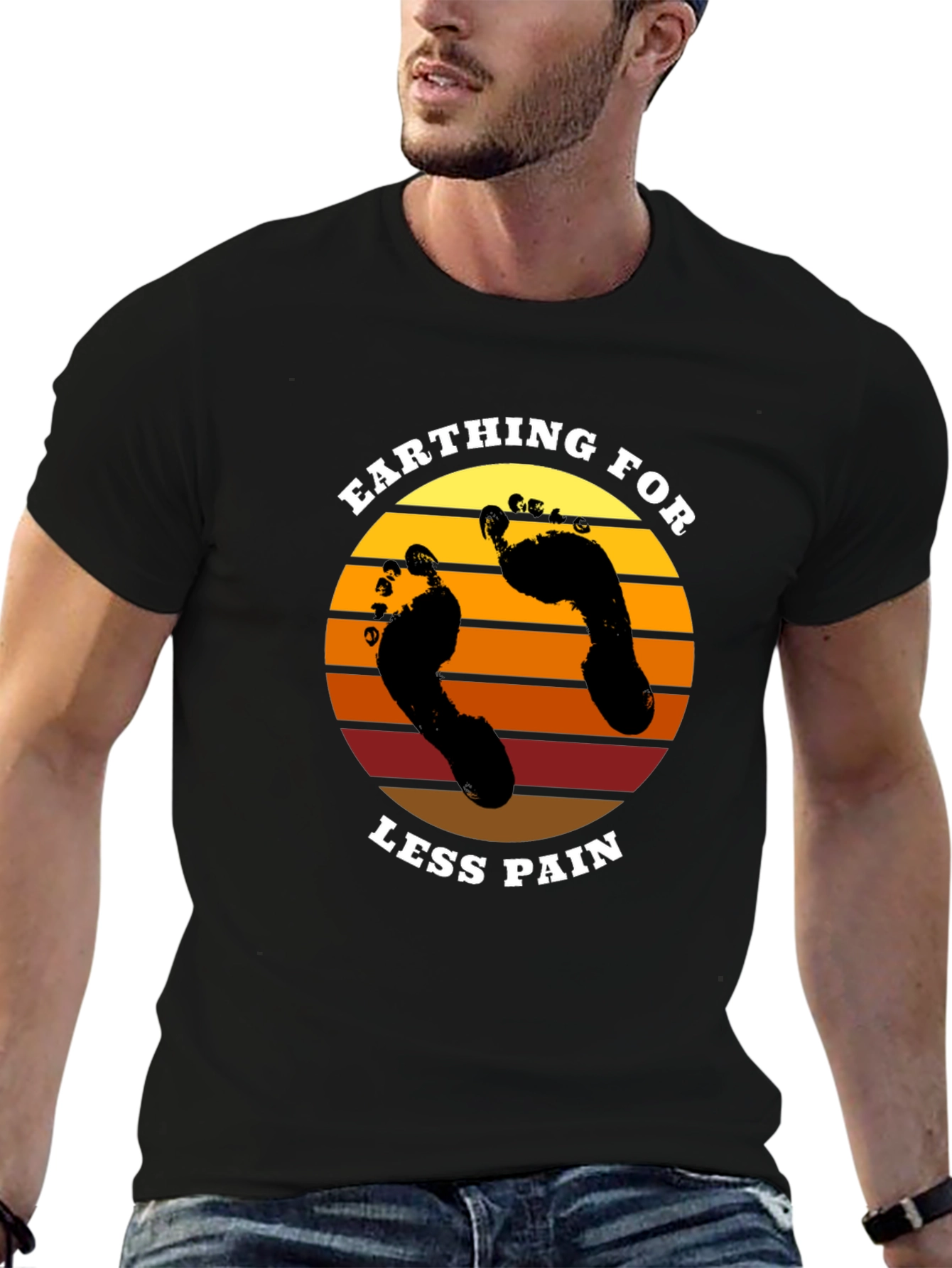 Earthing for Less Pain Graphic Tee