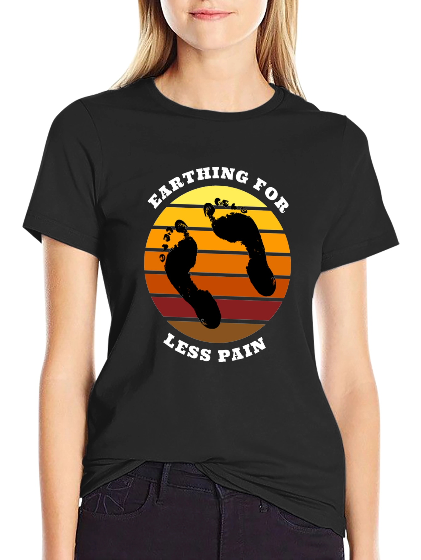 Earthing for Less Pain Graphic Tee