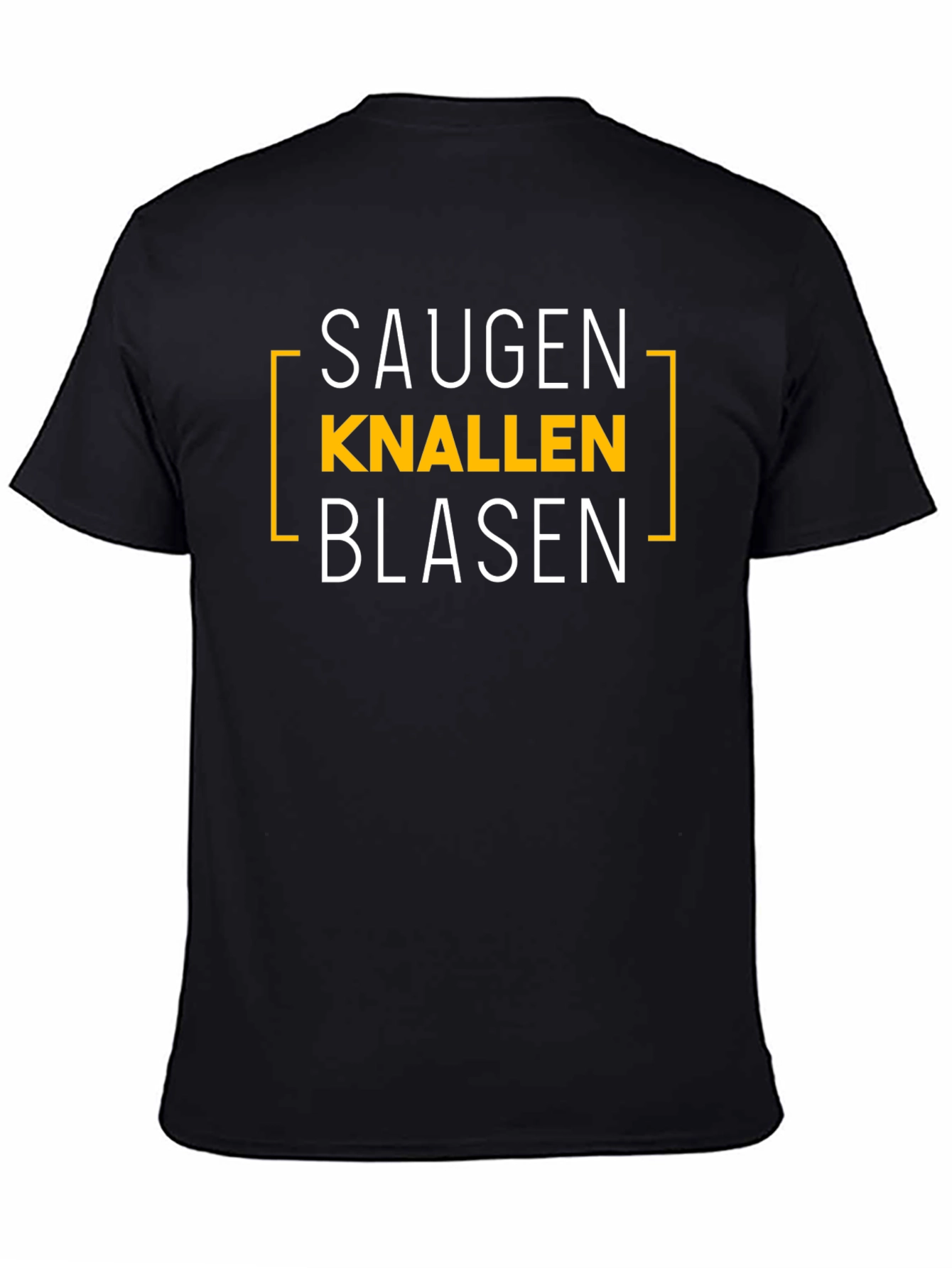 Saugën Knallen Blasen Graphic Tee - Black