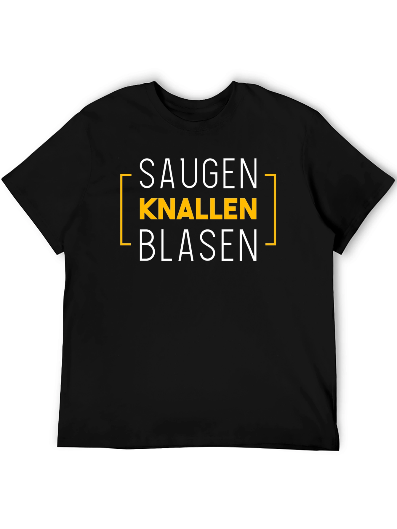 Saugën Knallen Blasen Graphic Tee - Black