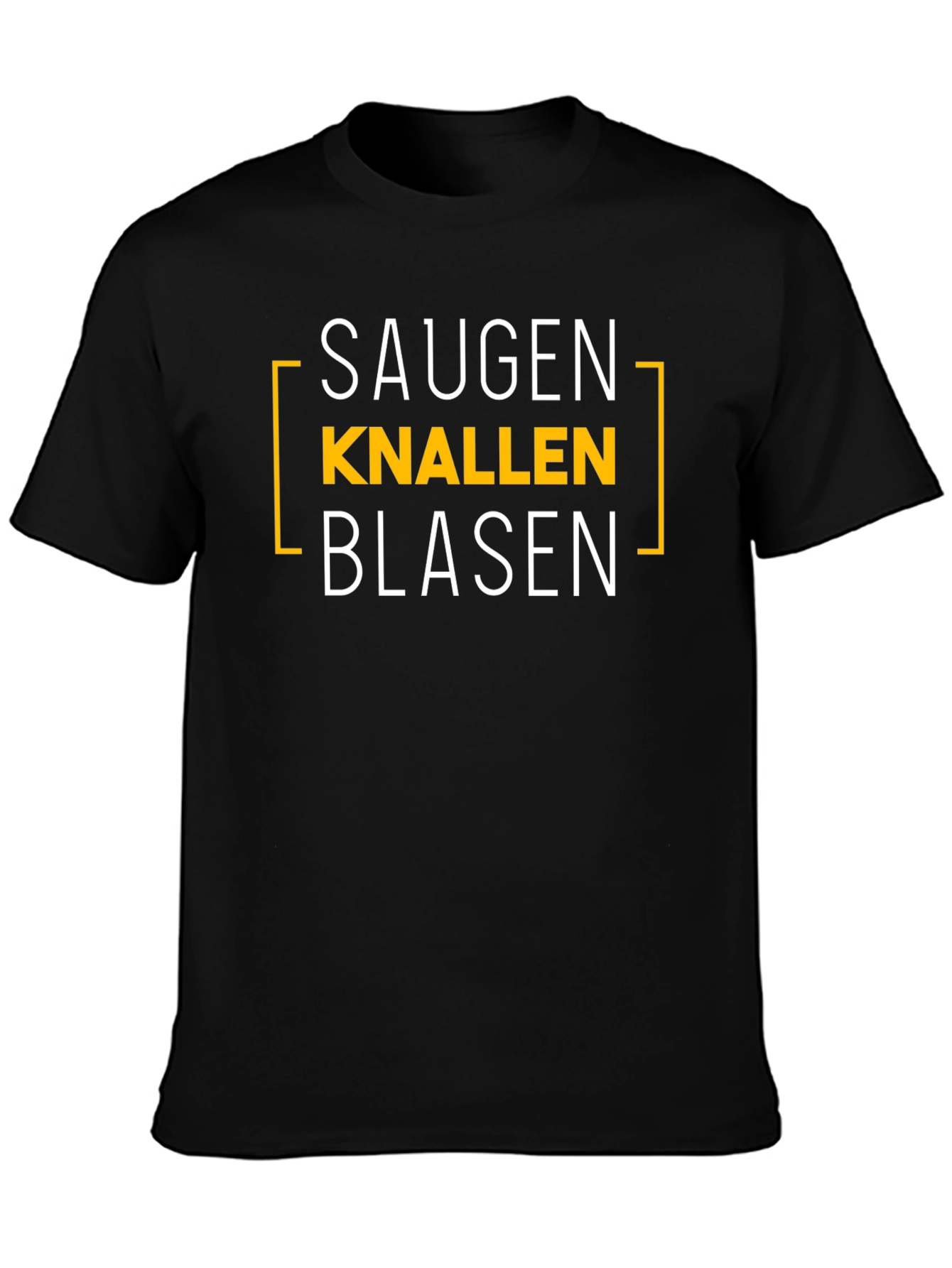 Saugën Knallen Blasen Graphic Tee - Black