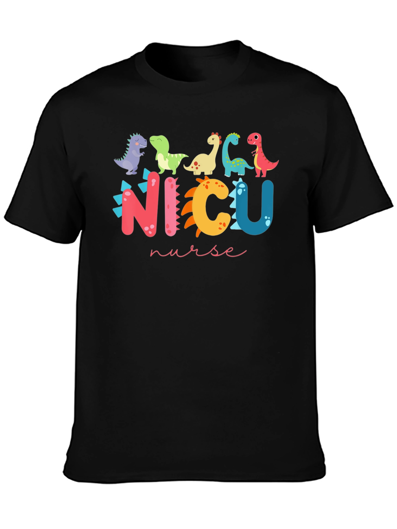NICU Nurse Dinosaur T-Shirt - Cute & Comfortable