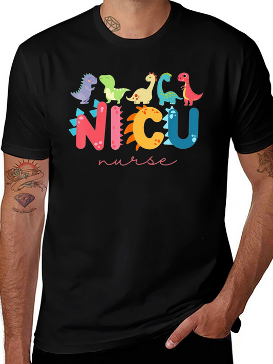 NICU Nurse Dinosaur T-Shirt - Cute & Comfortable