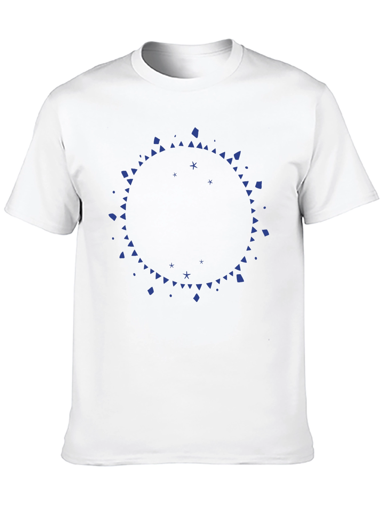 Abstract Circle Graphic Tee - Mens Black T-Shirt