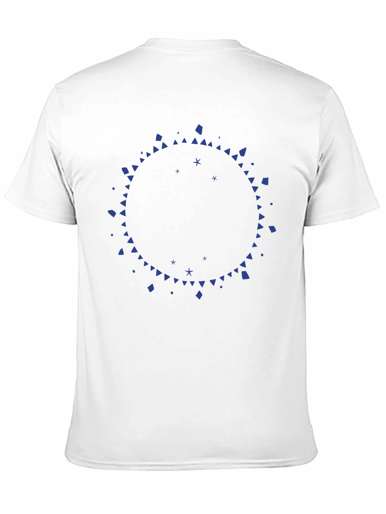 Abstract Circle Graphic Tee - Mens Black T-Shirt