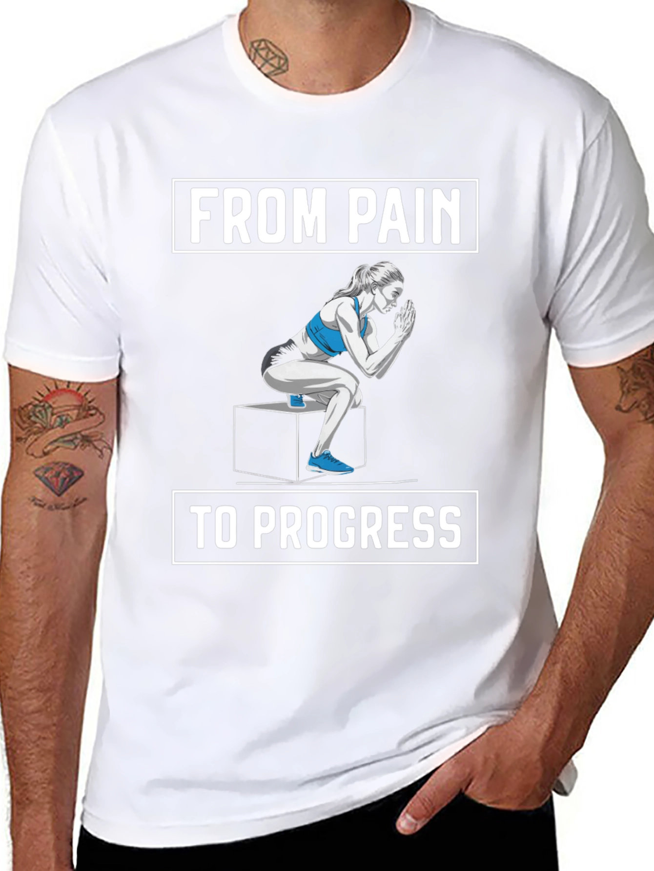 From Pain to Progress Fitness T-Shirt