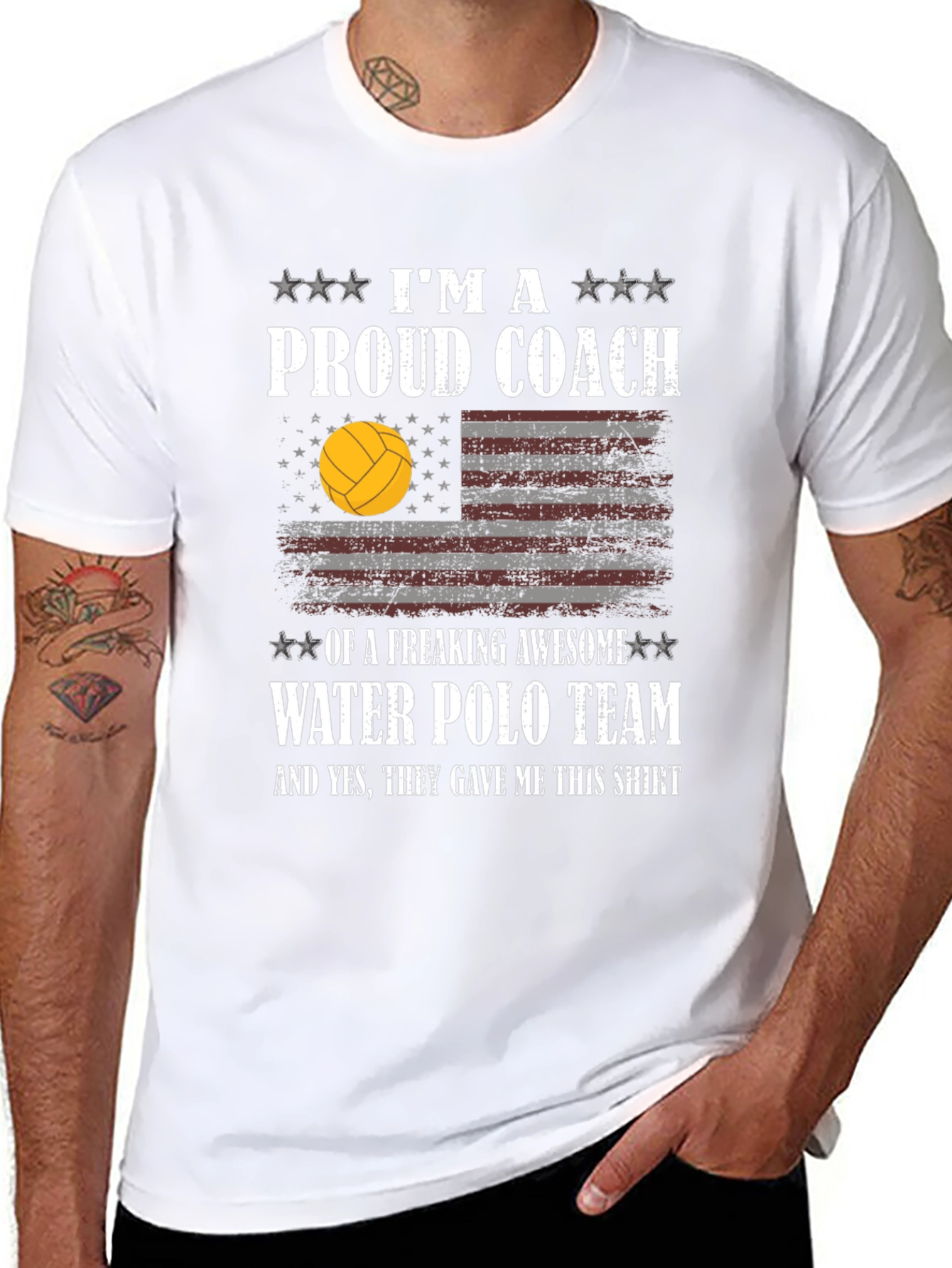 Proud Coach Water Polo T-Shirt