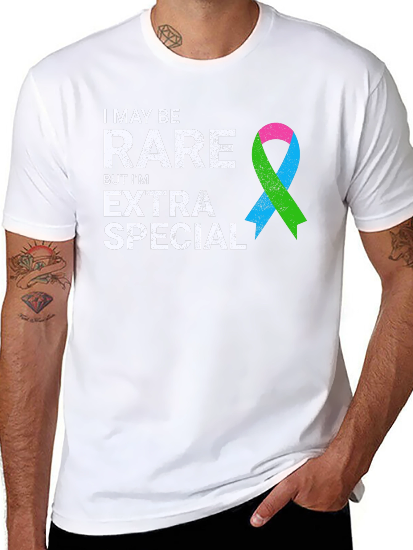 Rare & Special Awareness Ribbon Graphic Tee