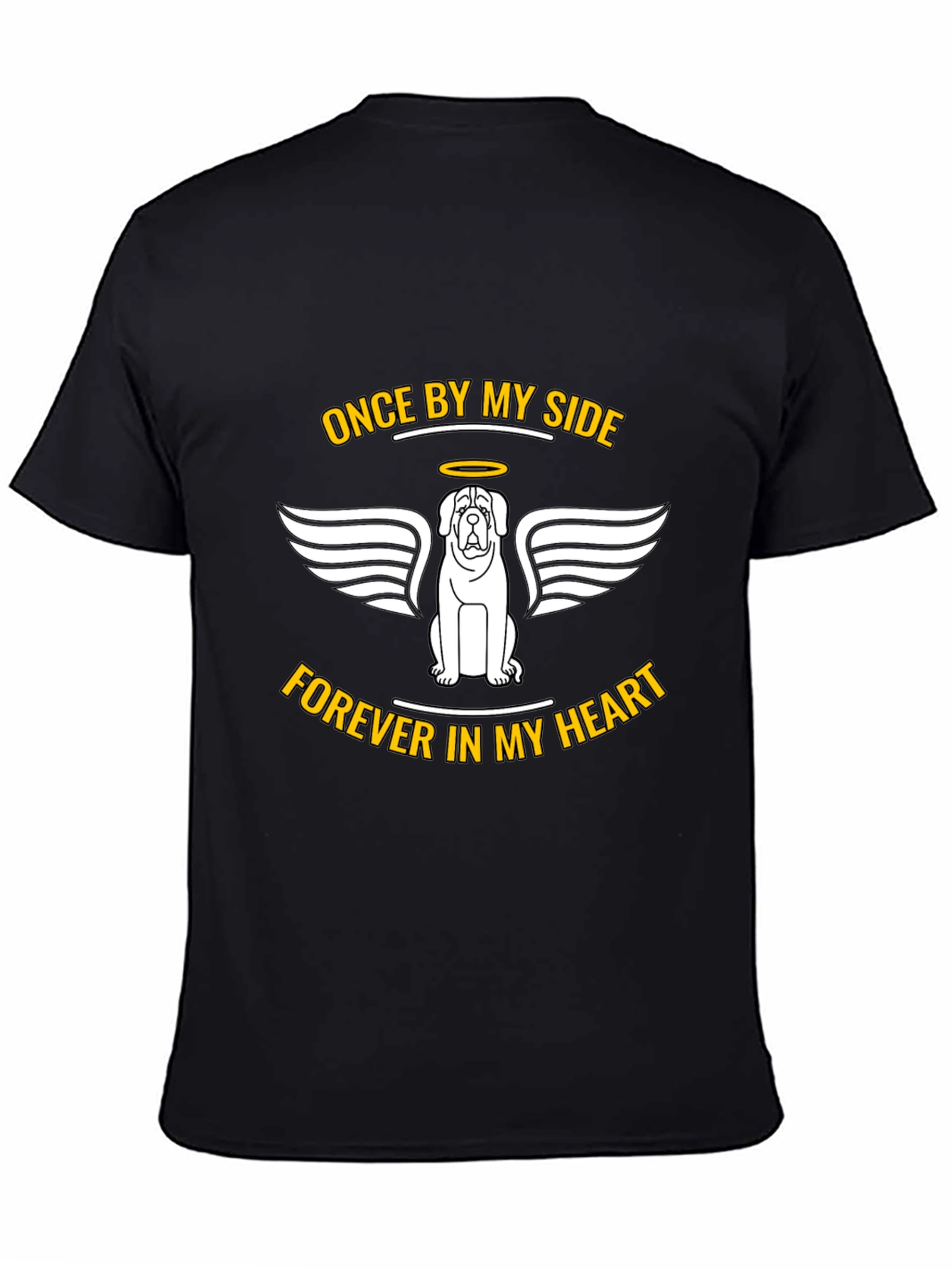 Dog Memorial T-Shirt - Once By My Side