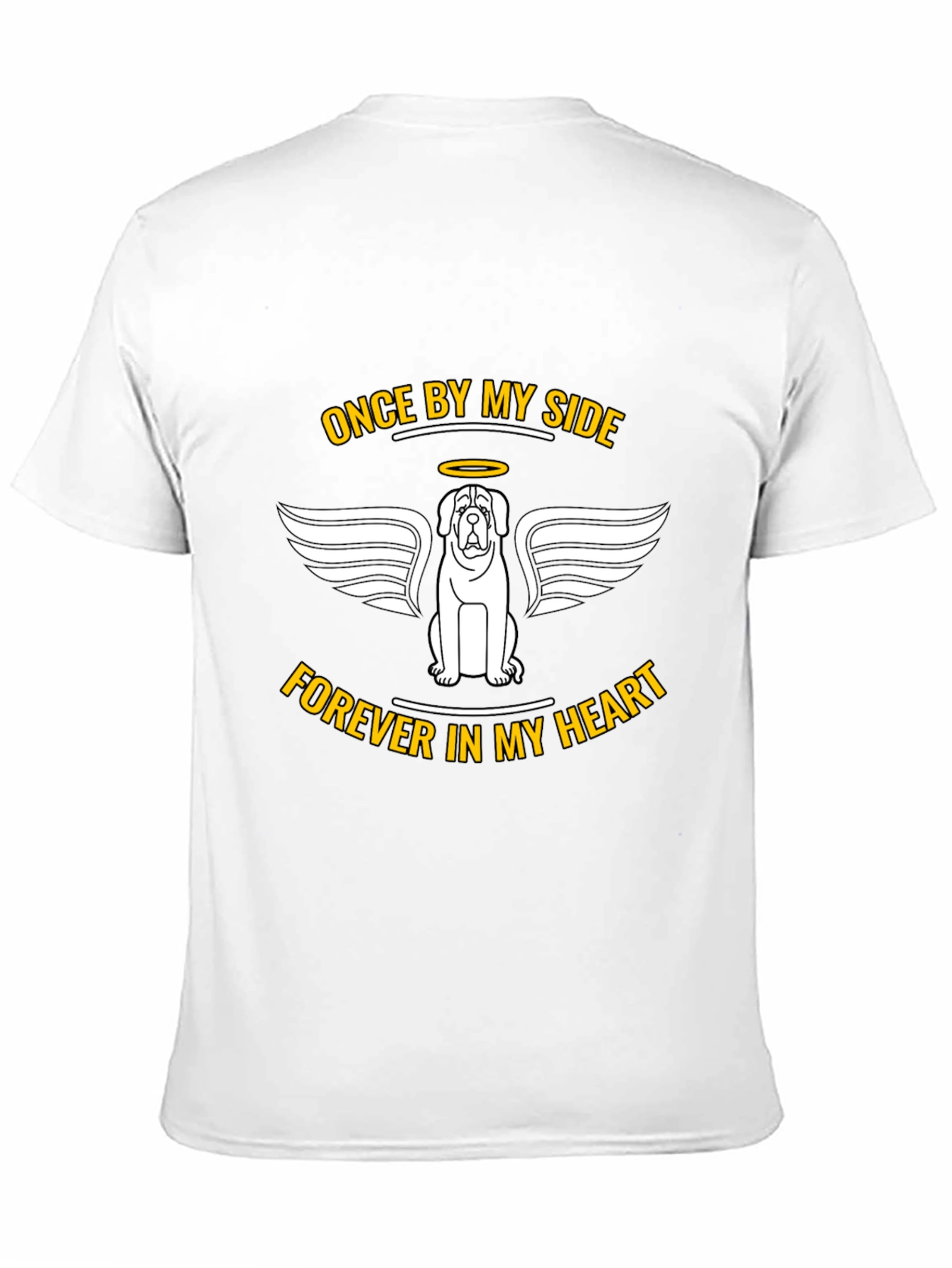 Dog Memorial T-Shirt - Once By My Side