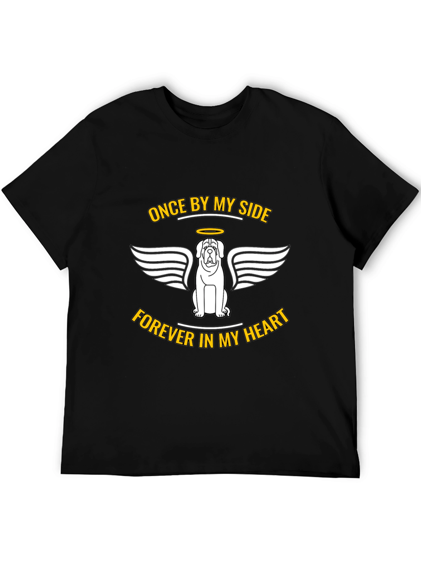 Dog Memorial T-Shirt - Once By My Side